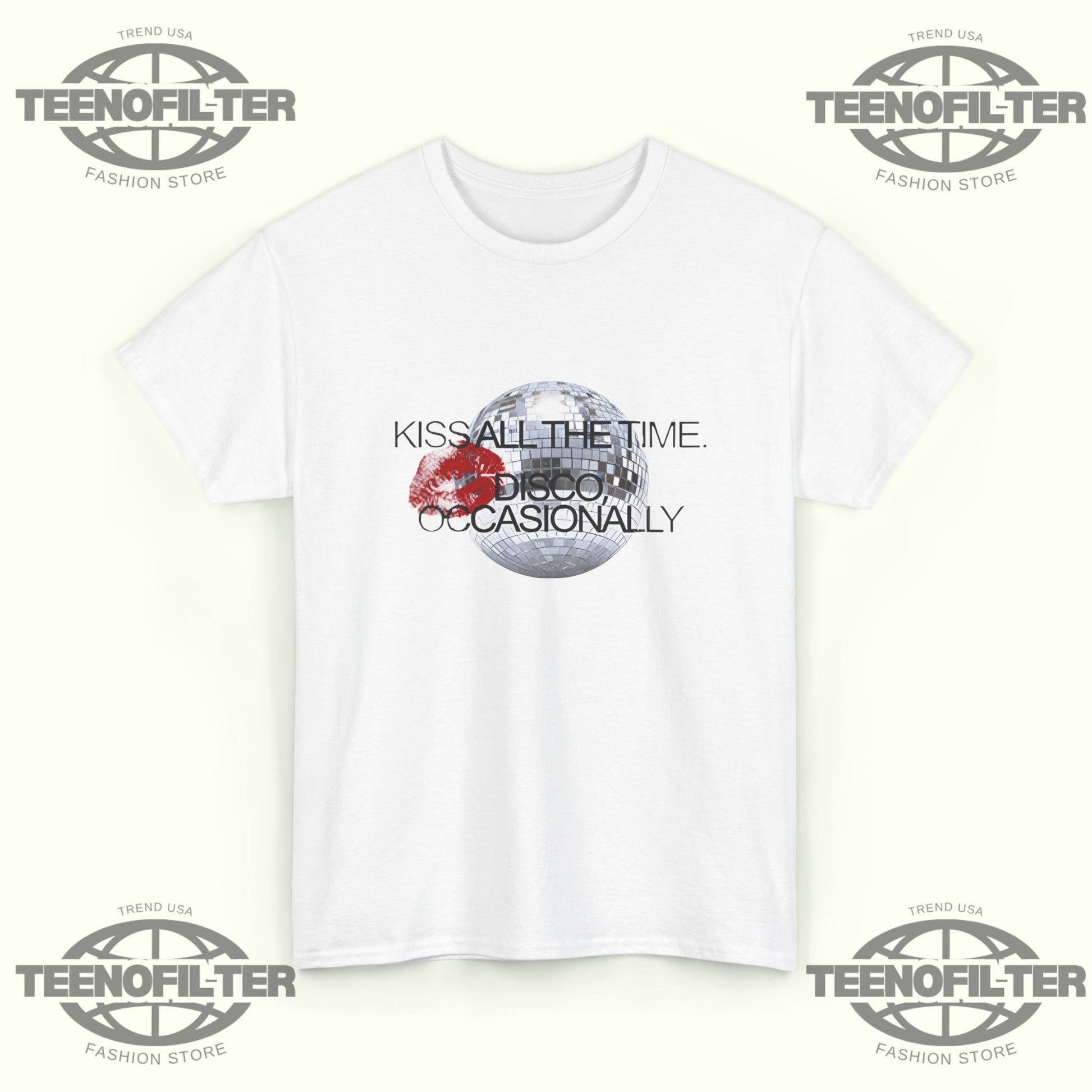 The Kiss All The Time Disco Occasionally T-shirt - Tee No Filter