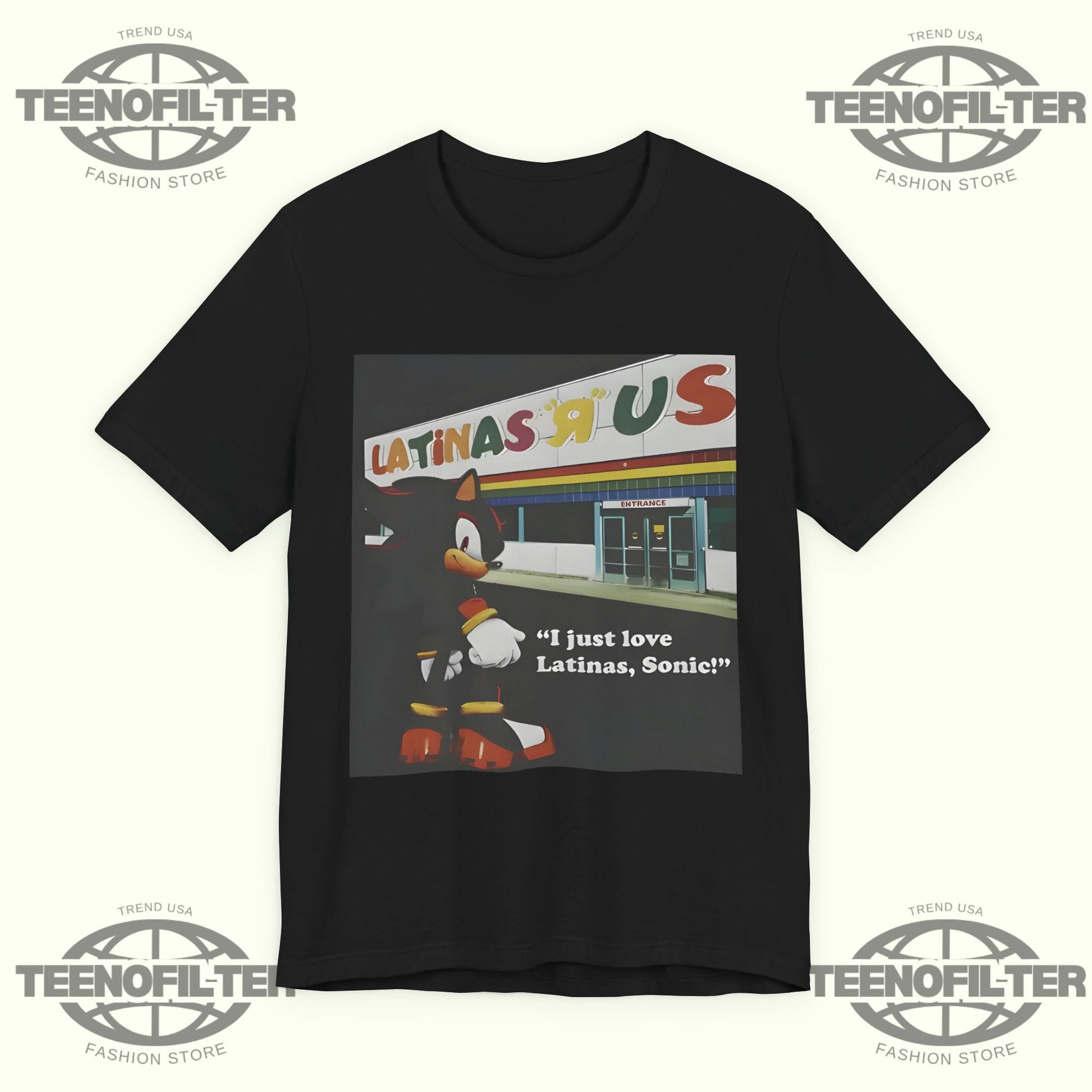 I Just Love Latinas Sonic T-Shirt Printify