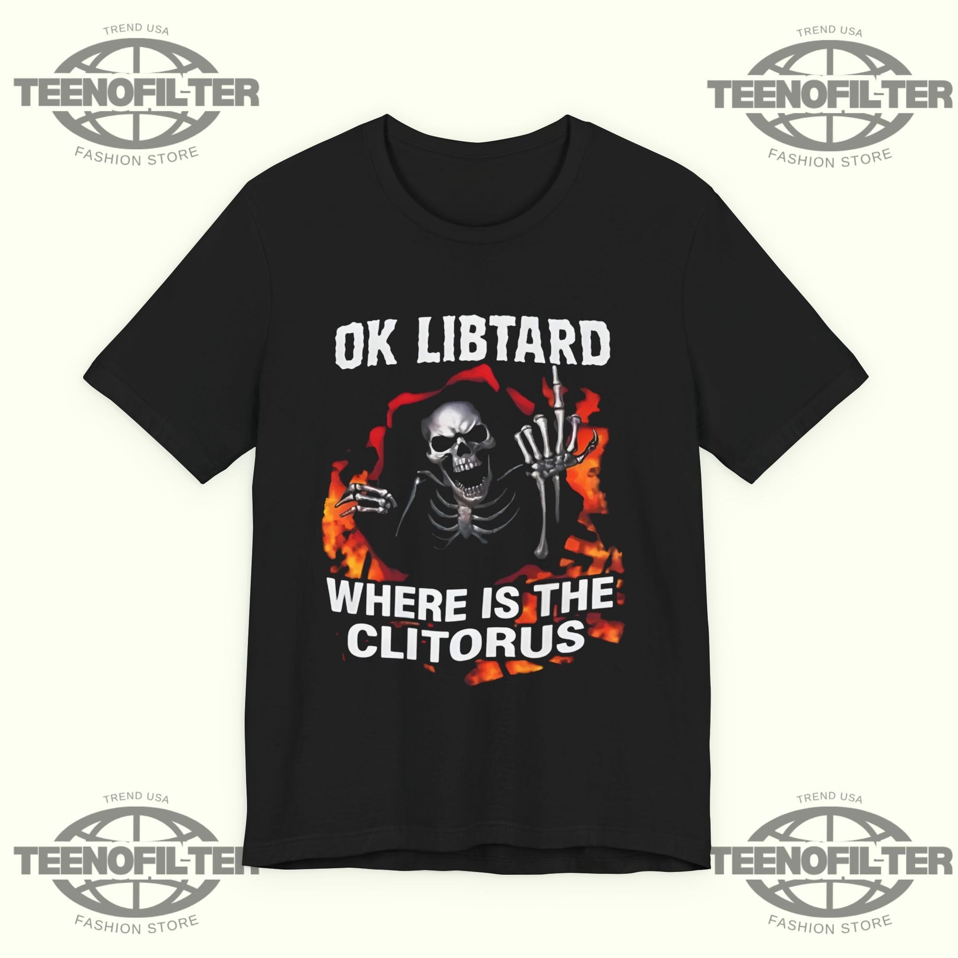 Ok Libtard Where Is the Clitorus T-Shirt Printify