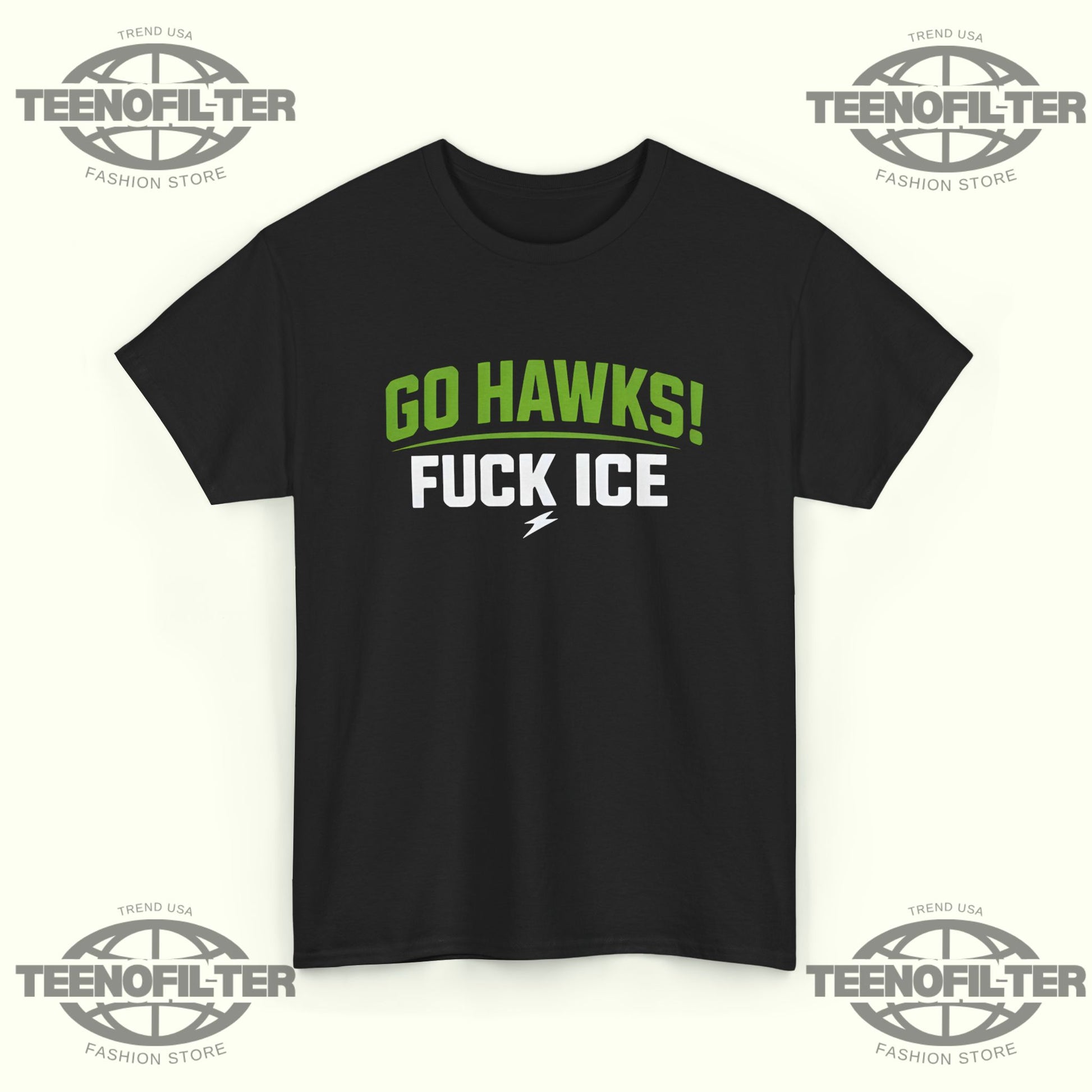 Go Hawks Fuck Ice T-Shirt - Tee No Filter