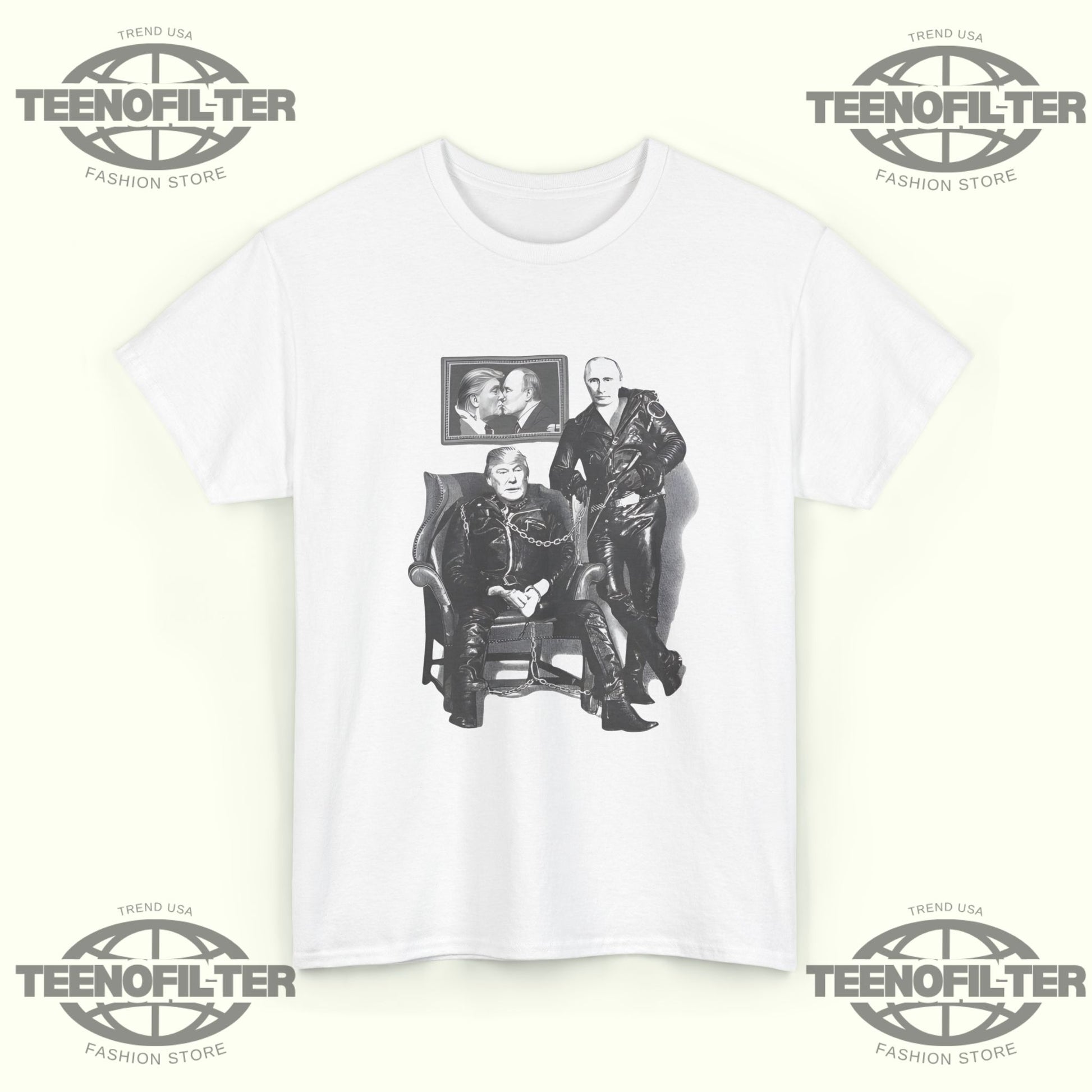 NRidley Heeter Trump and Putin T-Shirt - Tee No Filter
