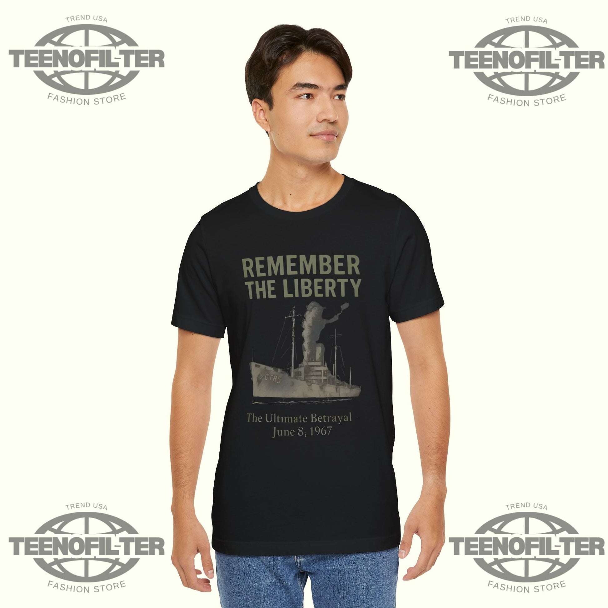 Remember the Liberty The Ultimate Betrayal June 8 1967 T-Shirt Printify