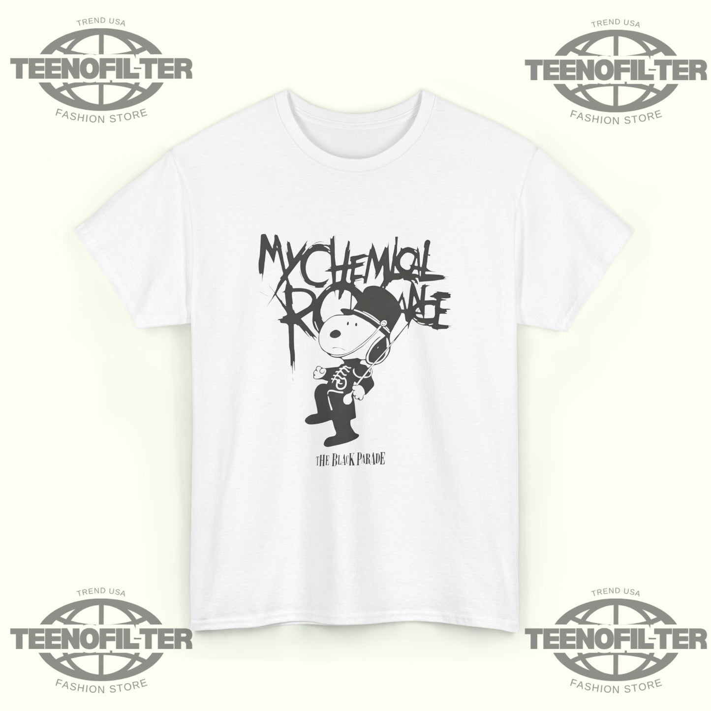My Chemical Romance Snoopy Black Parade T-Shirt - Tee No Filter