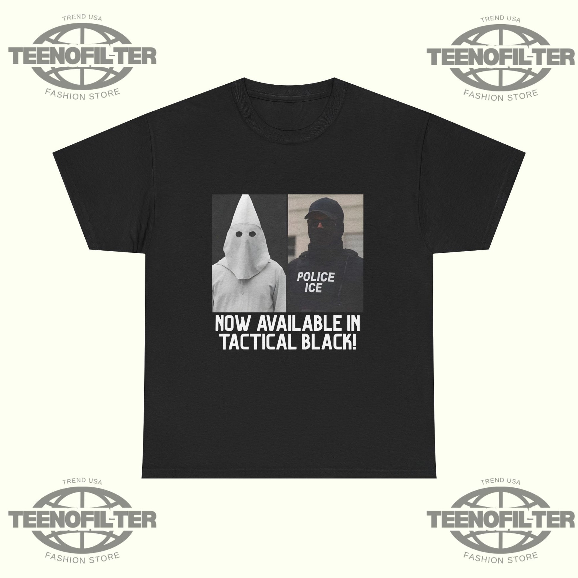 Now Available In Tactical Black T-Shirt - Tee No Filter