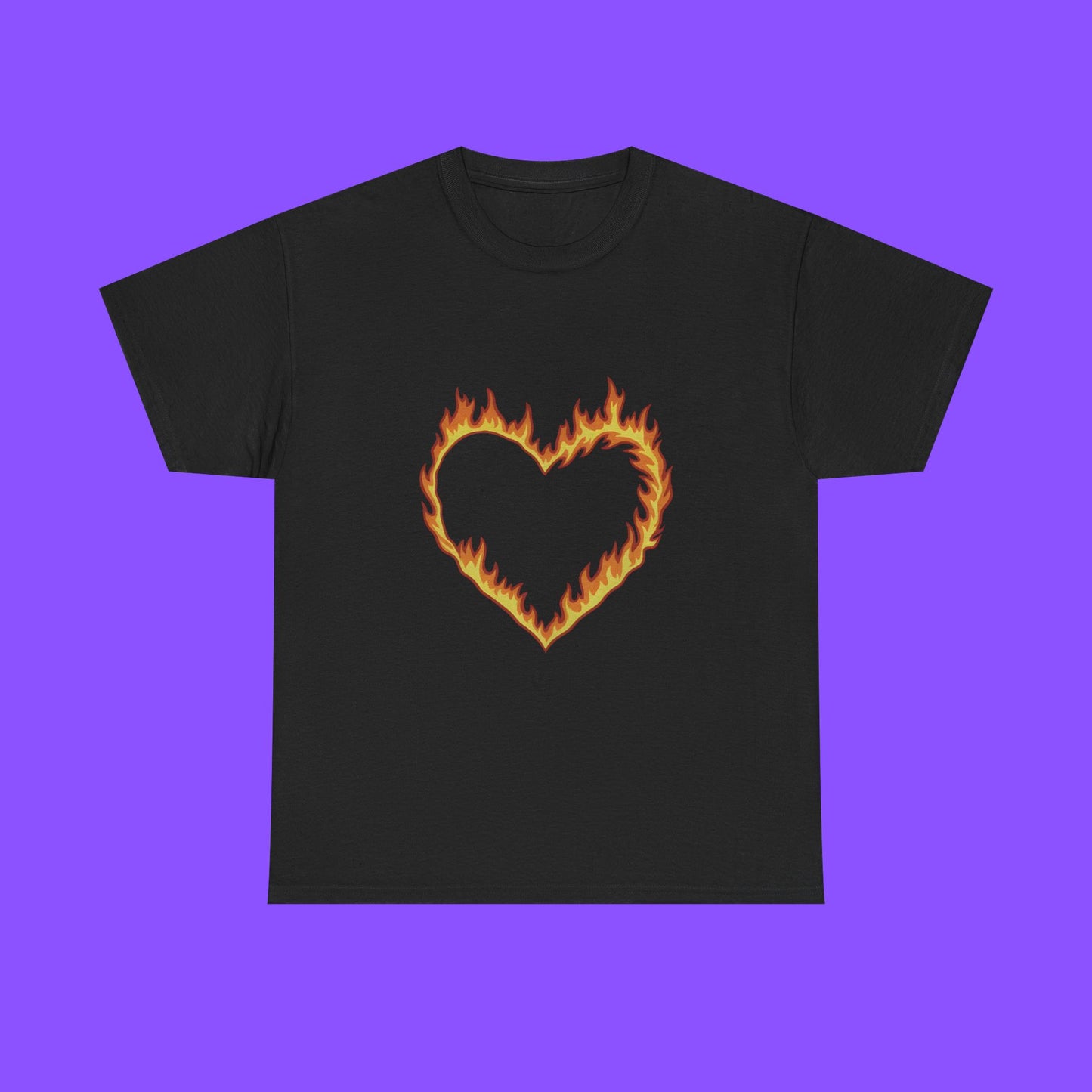 High Potential Morgan Croft Fire Heart Shirt