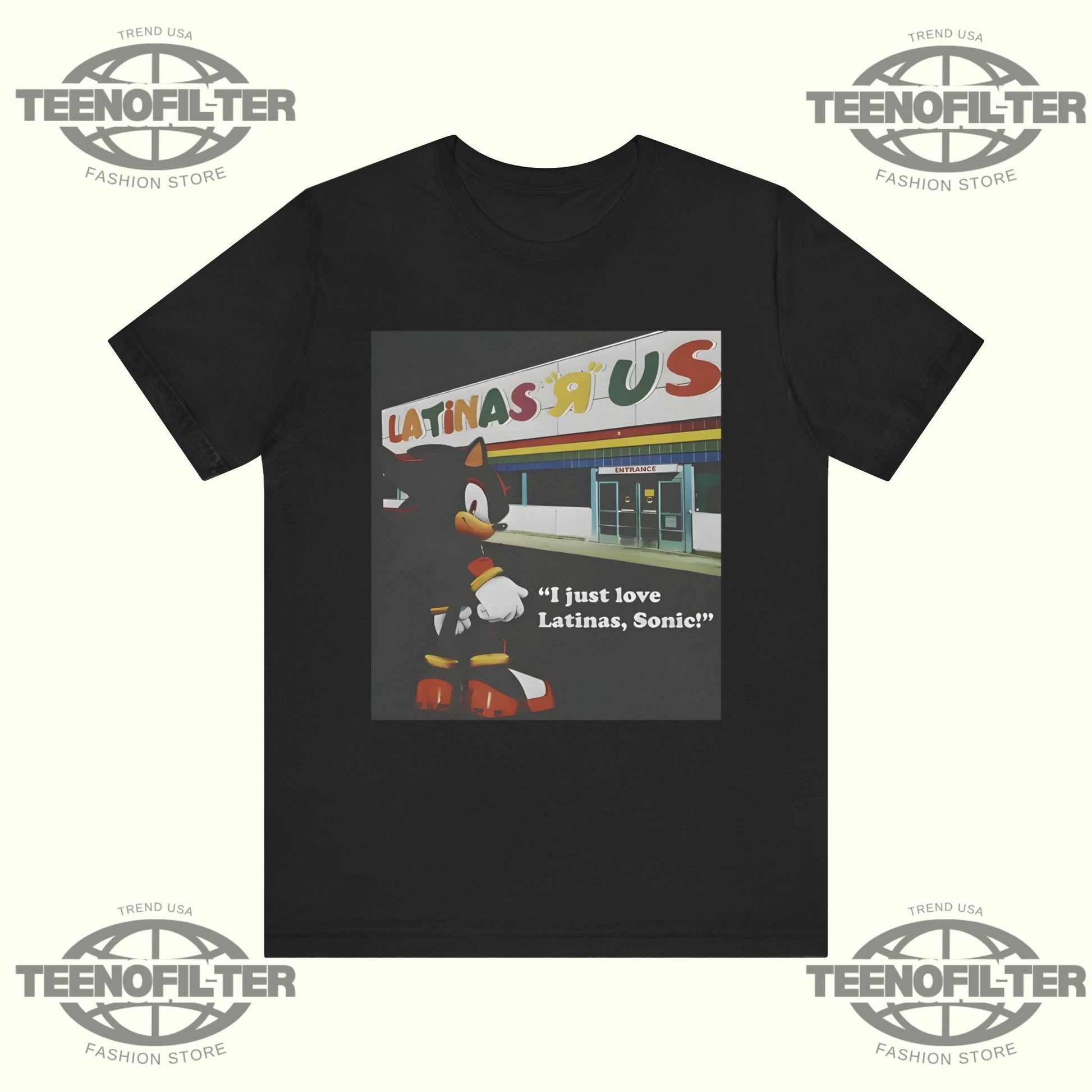 I Just Love Latinas Sonic T-Shirt Printify