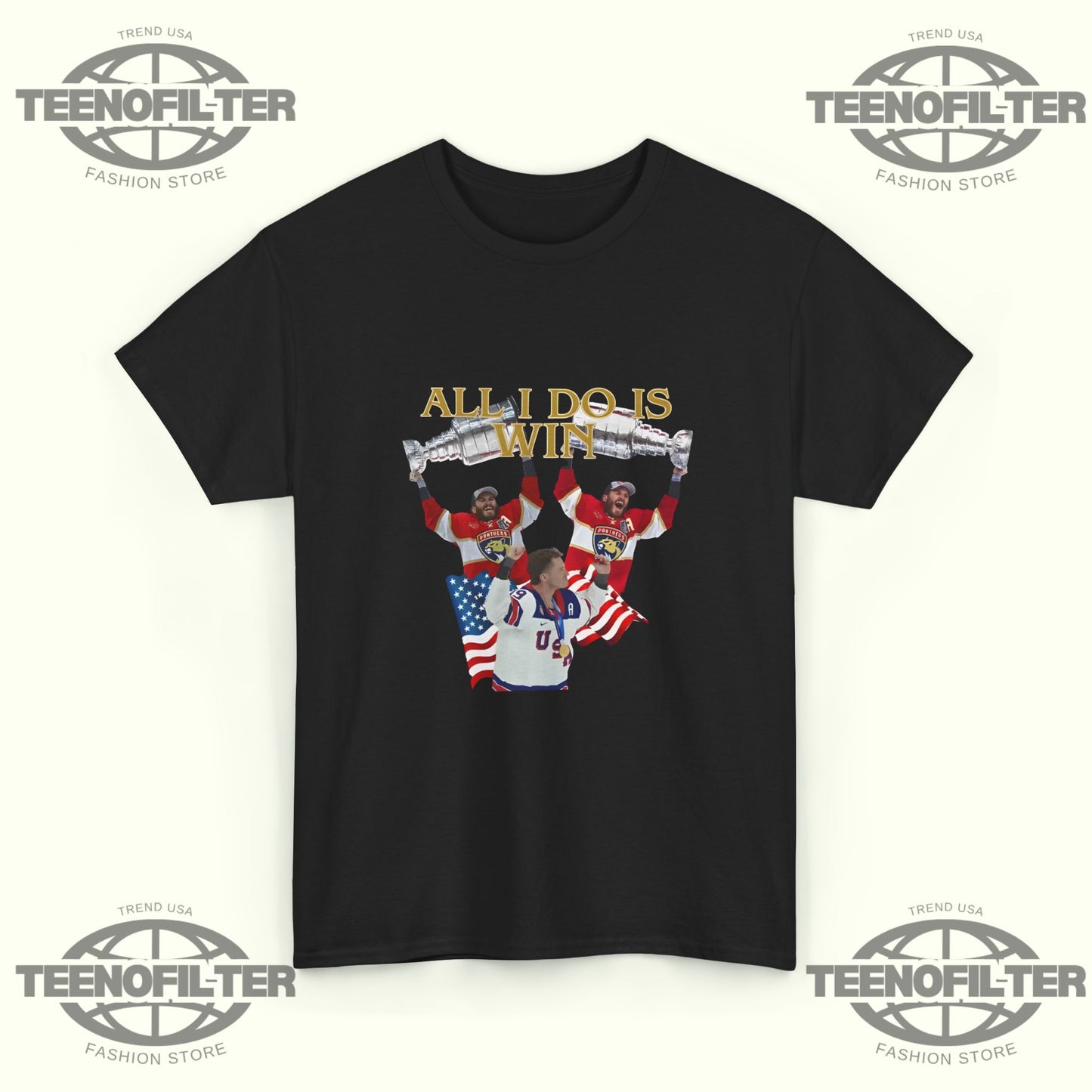 Matthew Tkachuk All I Do Is Win t-shirt - Tee No Filter