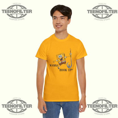 SpongeBob Wanna Hook Up T-Shirt - Tee No Filter