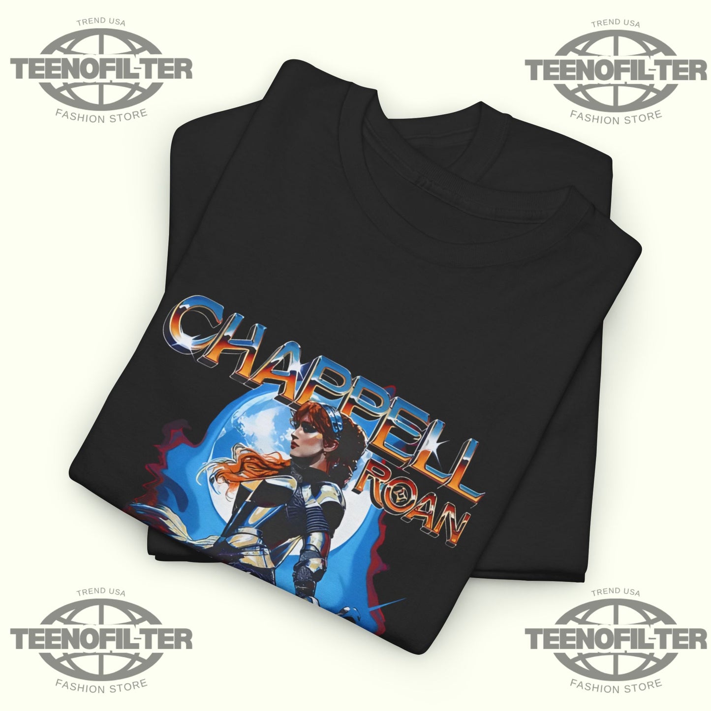 Chappell Roan Fortnite Fantasy Warrior T-Shirt – Retro Arcade RPG Pop Icon Crossover Tee - Tee No Filter