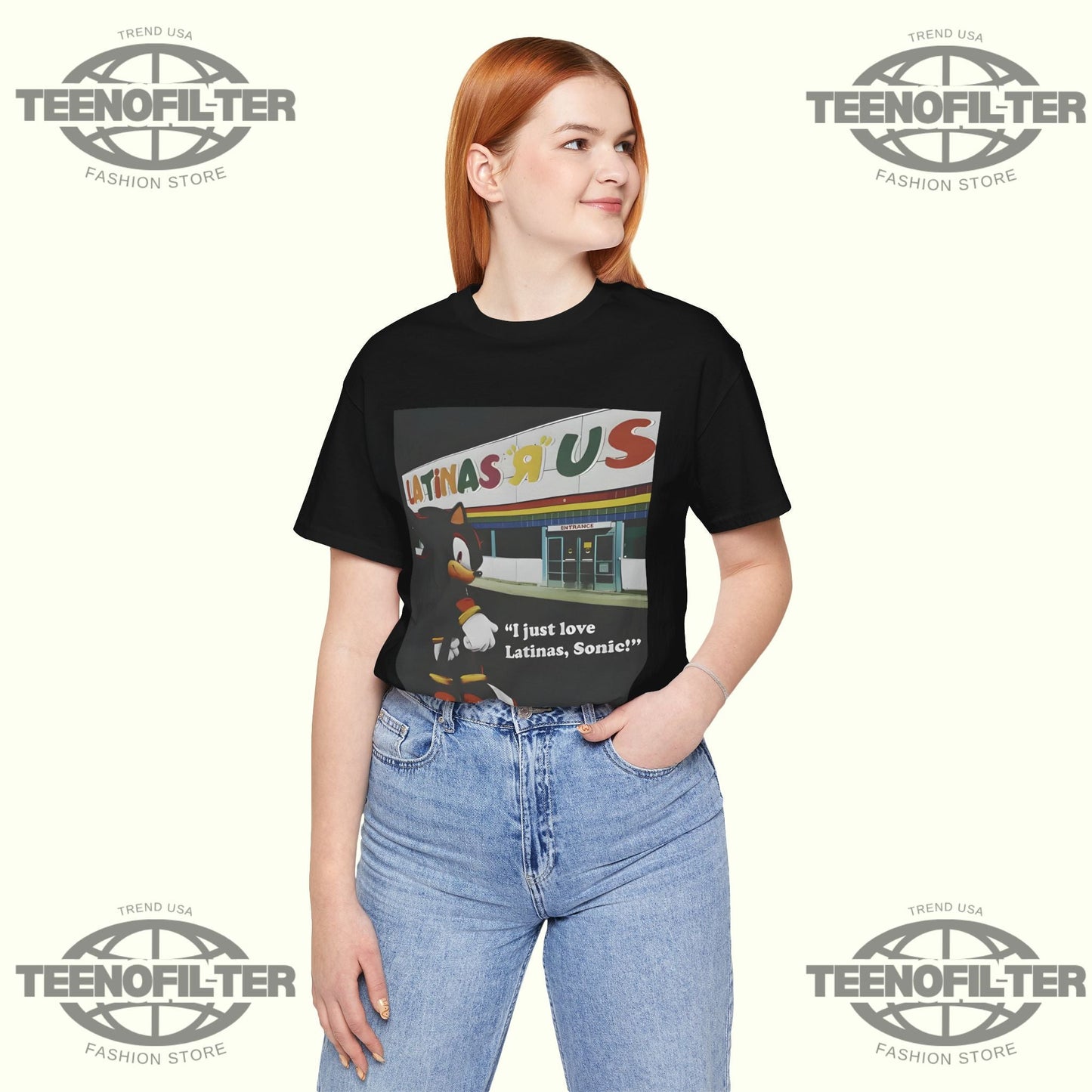 I Just Love Latinas Sonic T-Shirt Printify