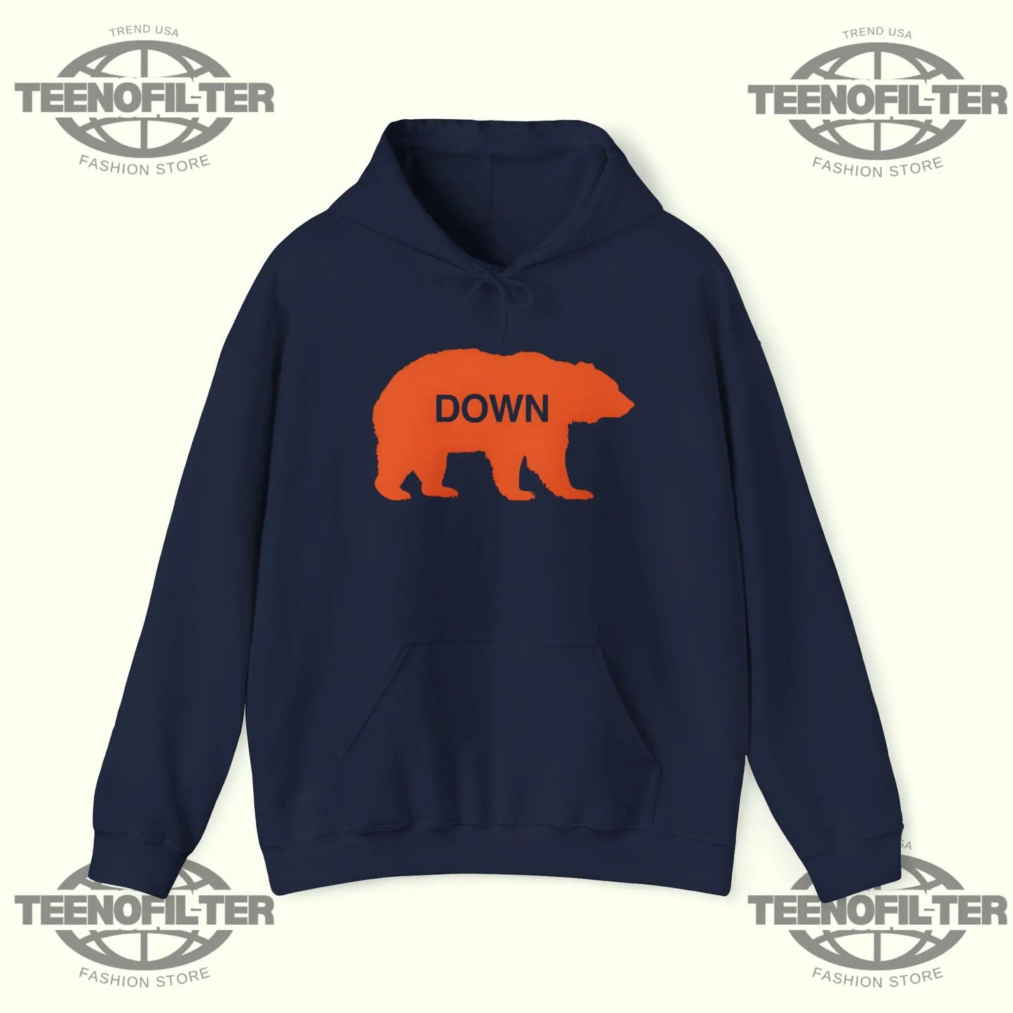 Kyle Brandt Walking Bear Down Hoodie Printify