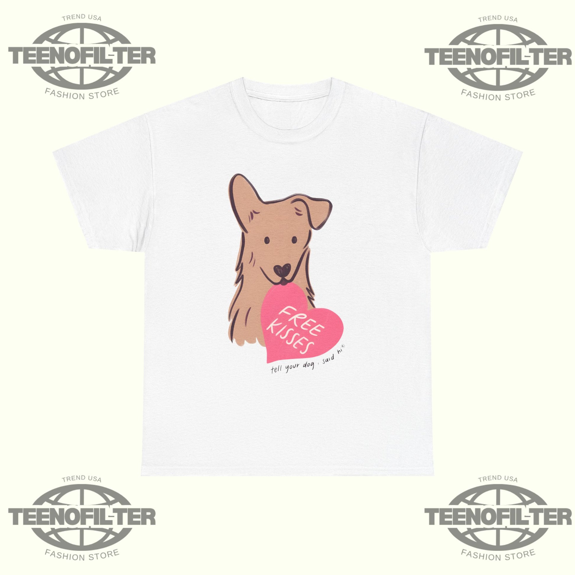 We Rate Dogs Puppy Kisses T-shirt - Tee No Filter