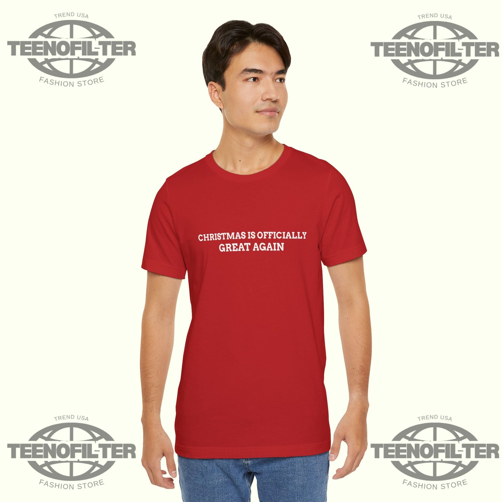 Christmas Is Officially Great Again T-Shirt Printify