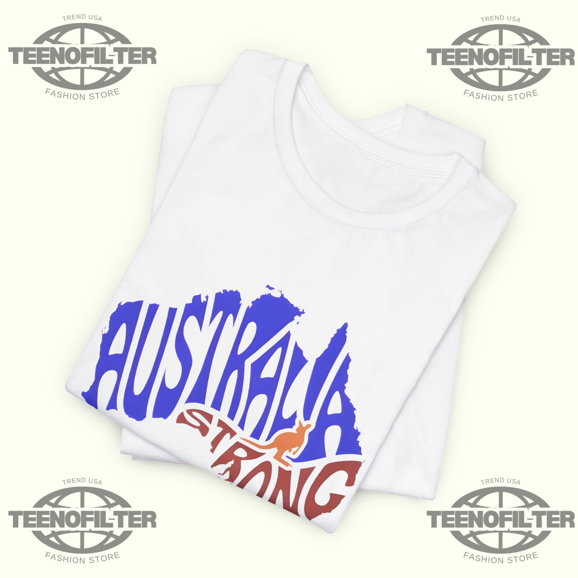 Australia Strong Map T-Shirt Printify