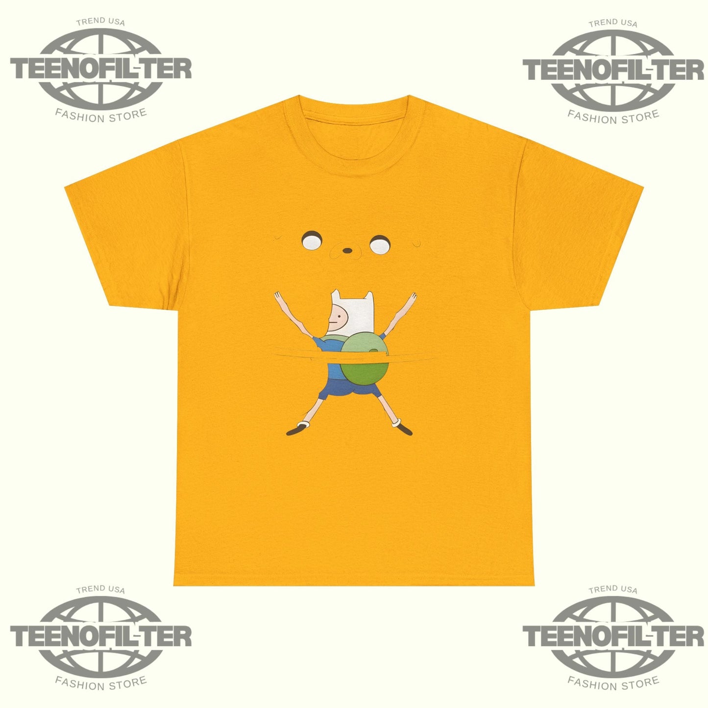 Finn The Human Hug Boobs T-Shirt Printify