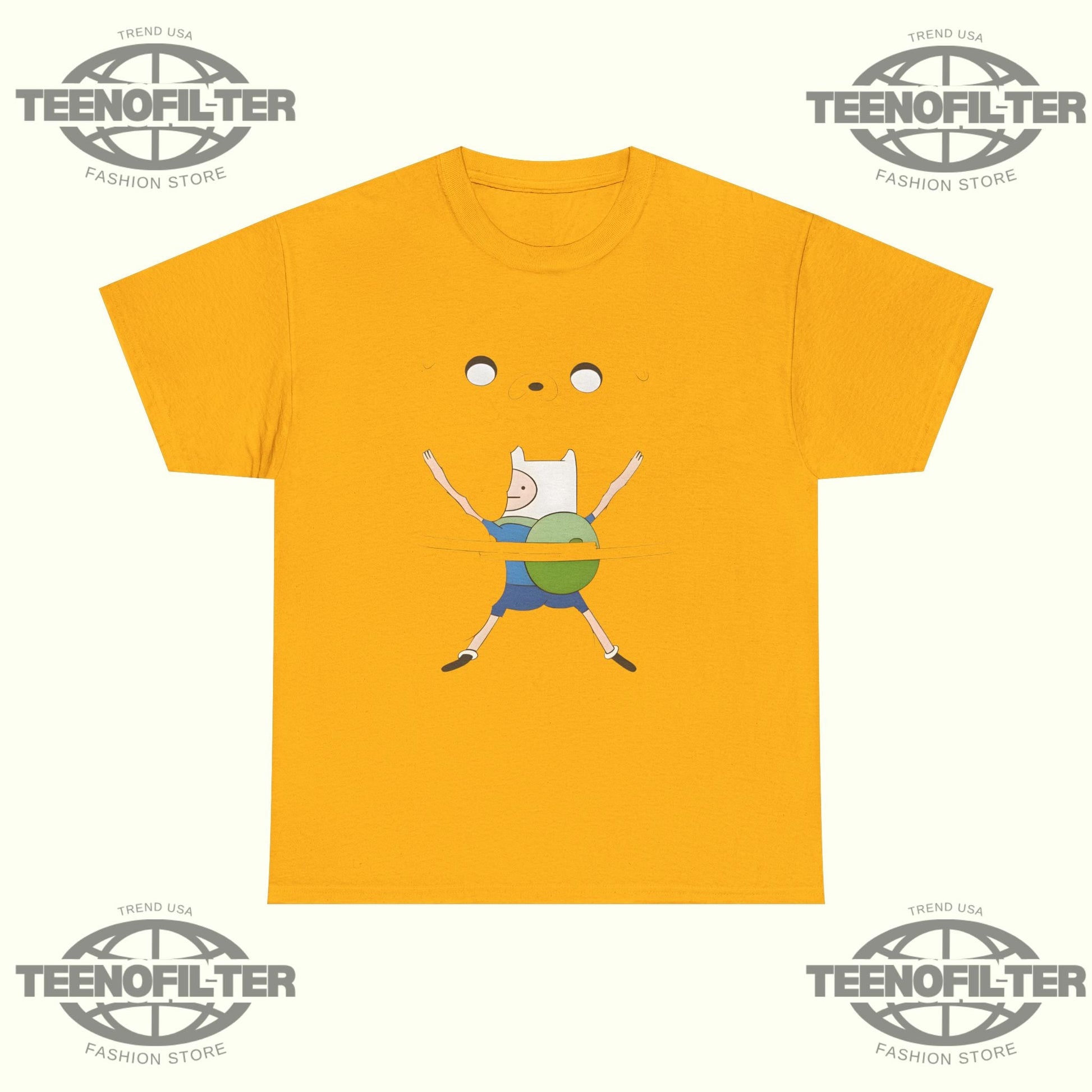 Finn The Human Hug Boobs T-Shirt Printify