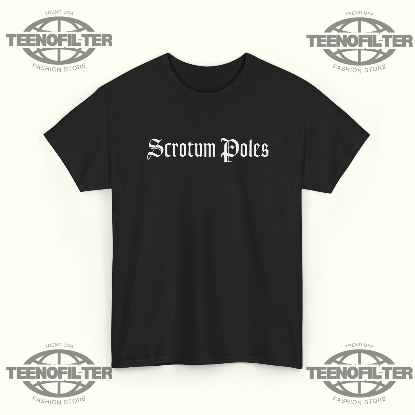Scrotum Poles T-shirt - Tee No Filter