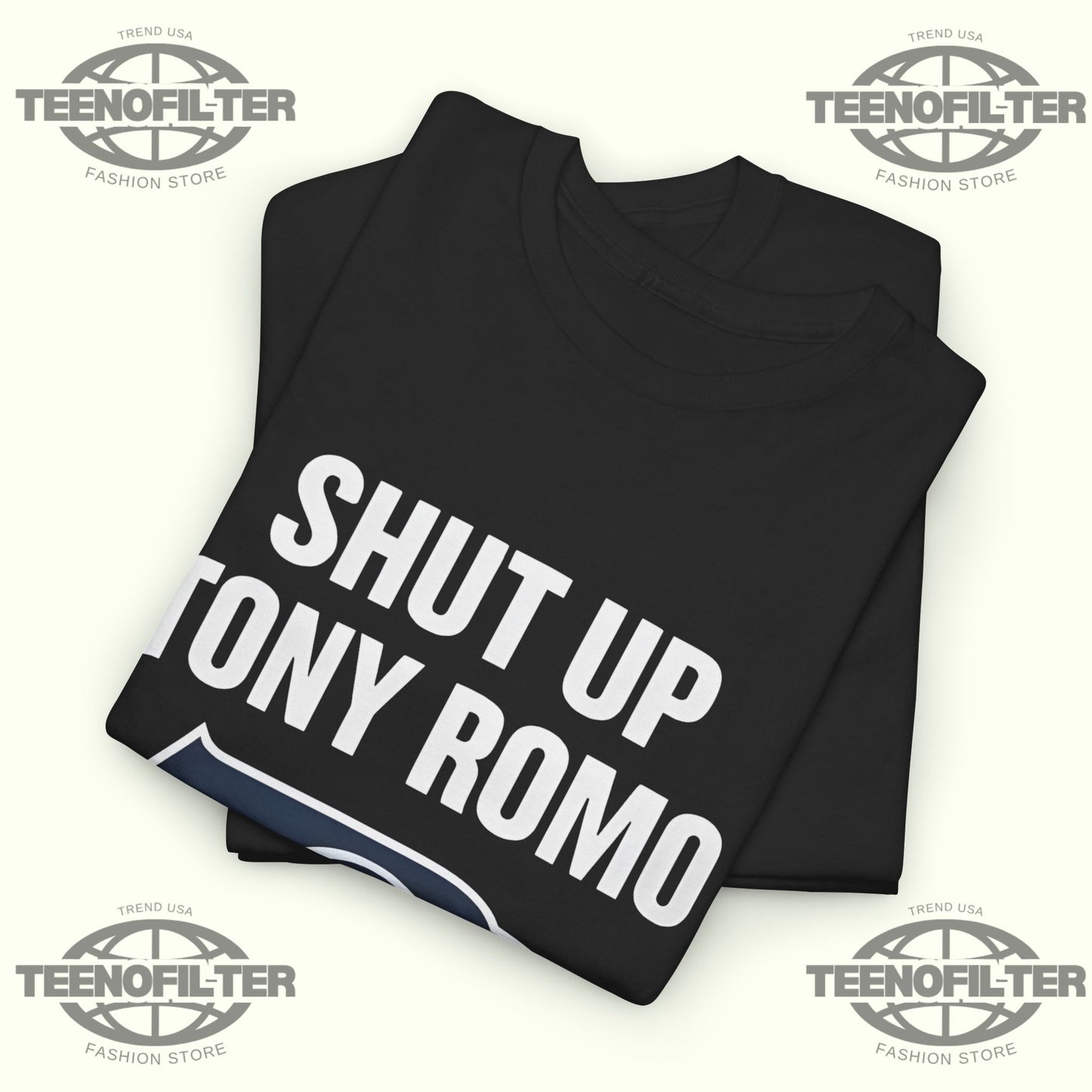 Shut Up Tony Romo Seahawks T-Shirt - Tee No Filter