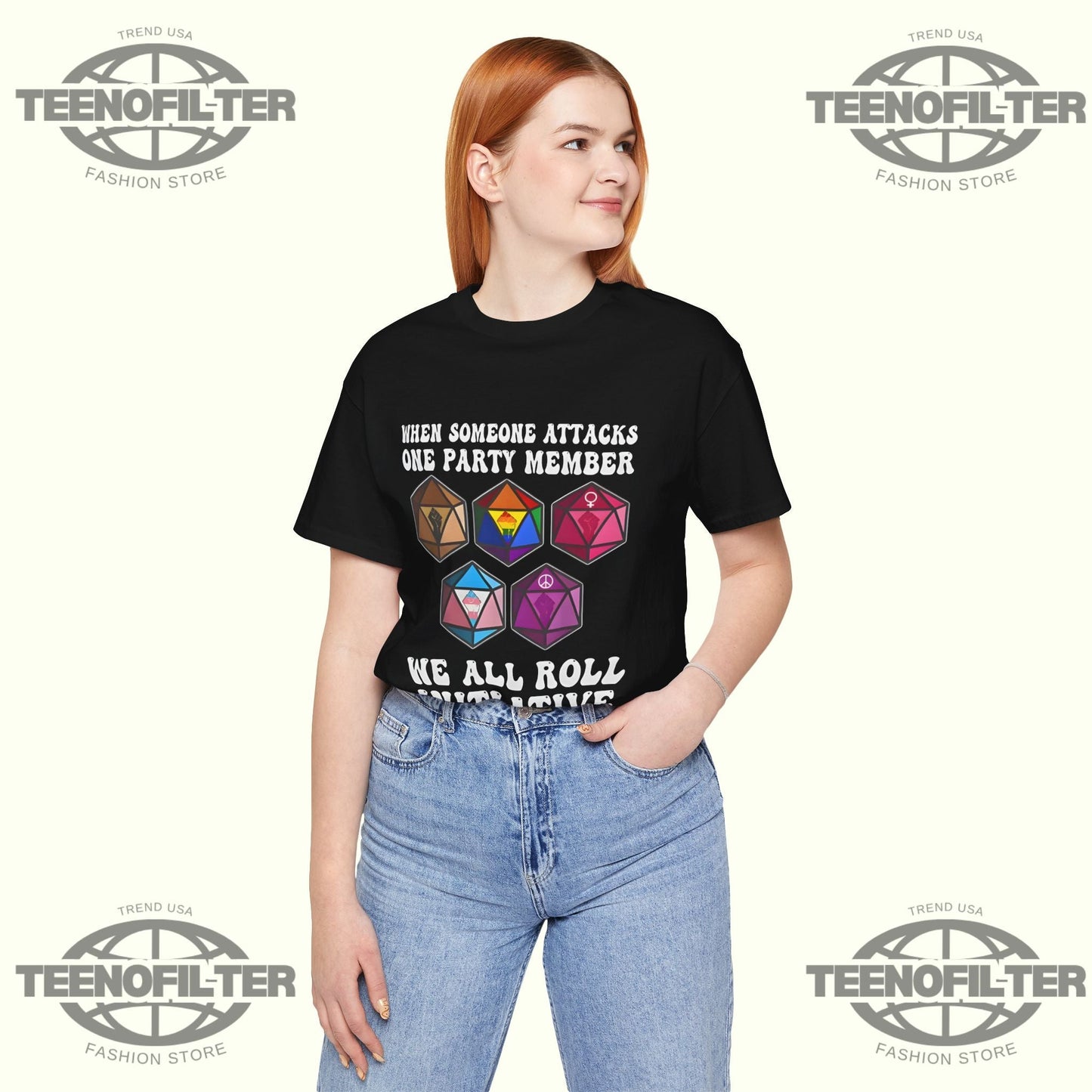 When Someone Attacks One Party Member T-Shirt Printify