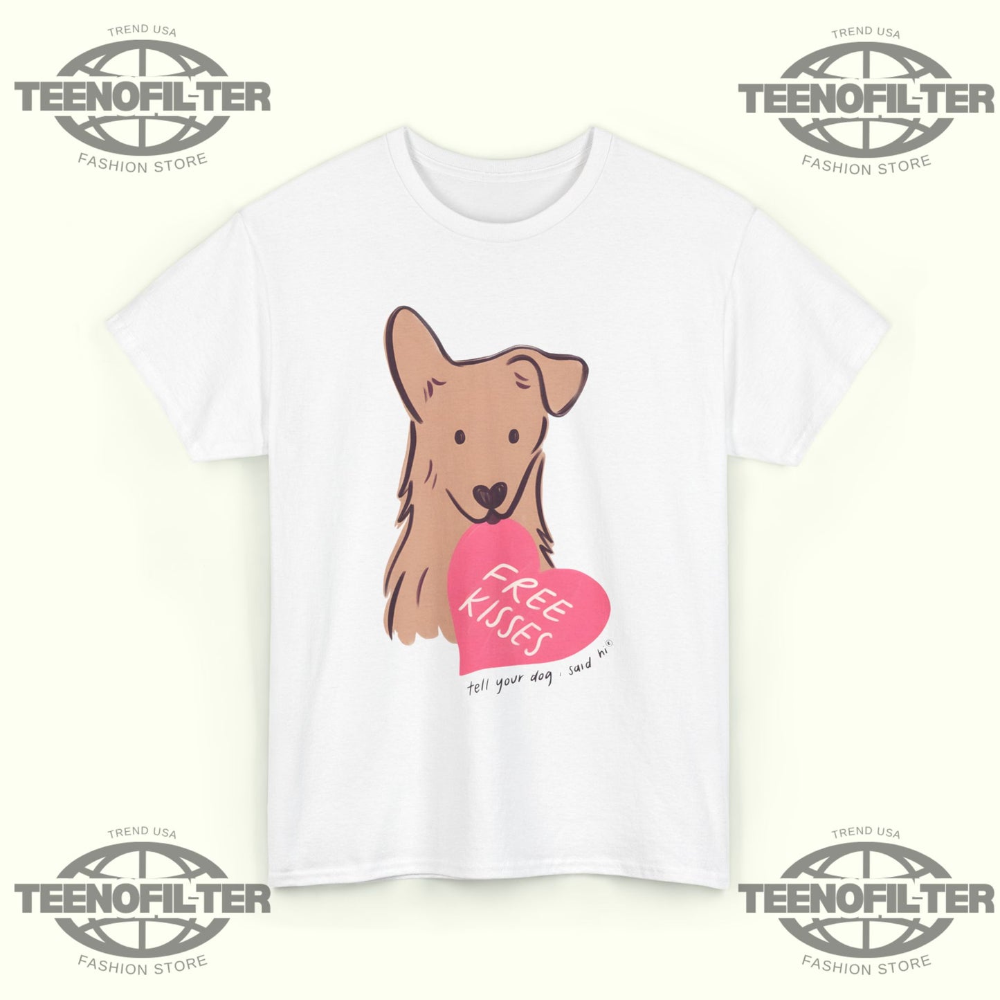 We Rate Dogs Puppy Kisses T-shirt - Tee No Filter