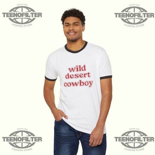 Wild Desert Cowboy Ringer T-Shirt - Tee No Filter