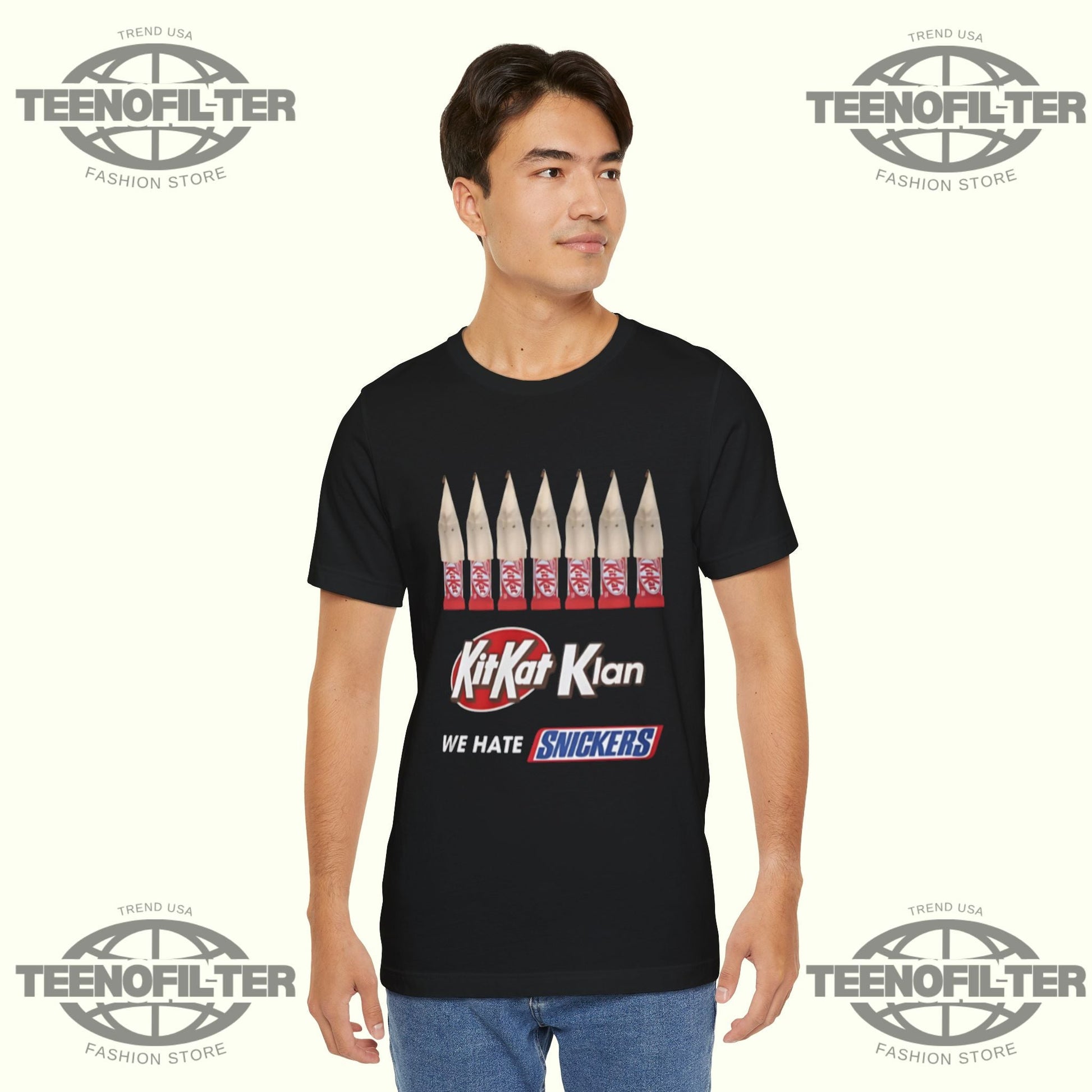 Kit Kat Klan We Hate Snickers T-Shirt Printify