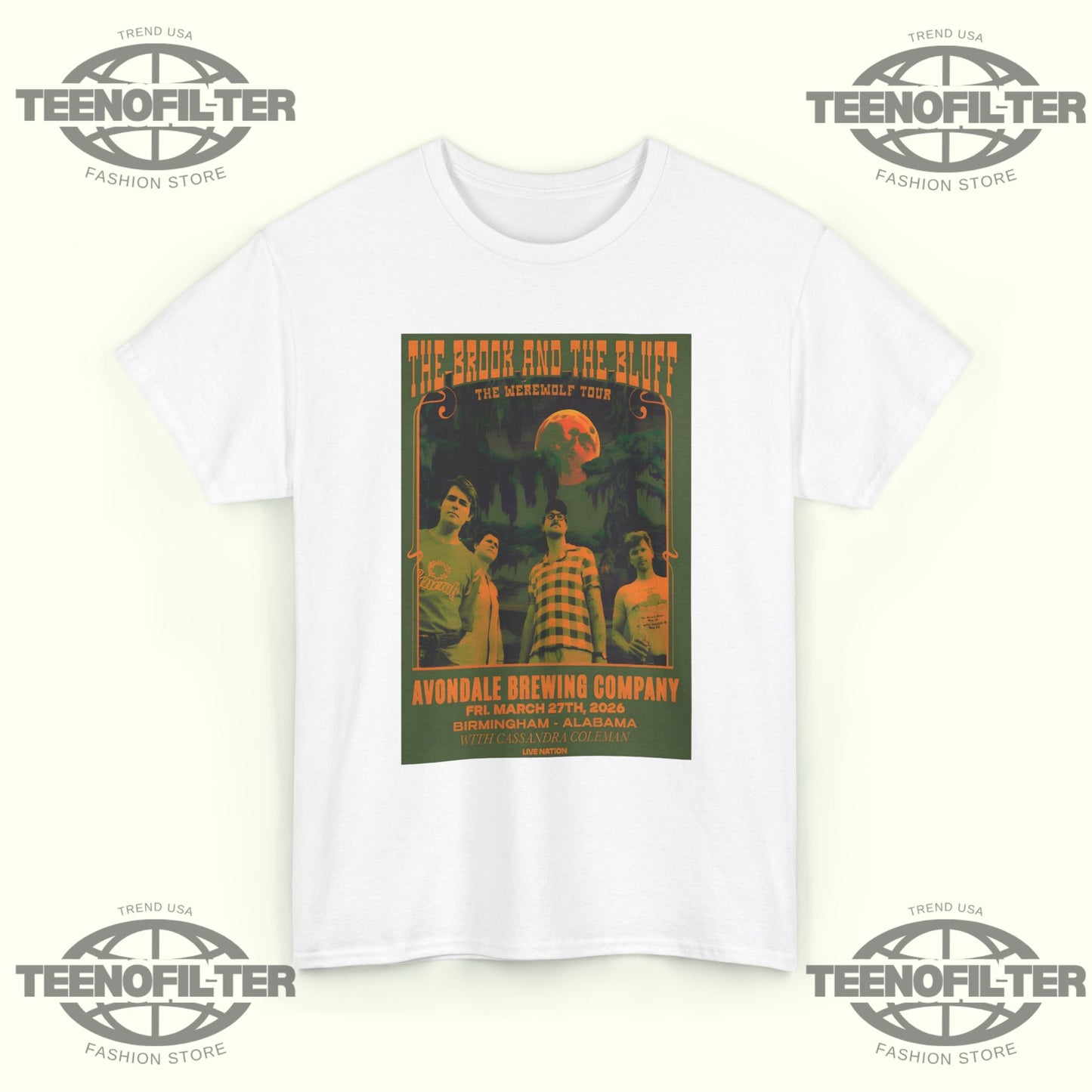 Official The Brook And The Bluff 3 27 2026 Birmingham AL T-Shirt - Tee No Filter
