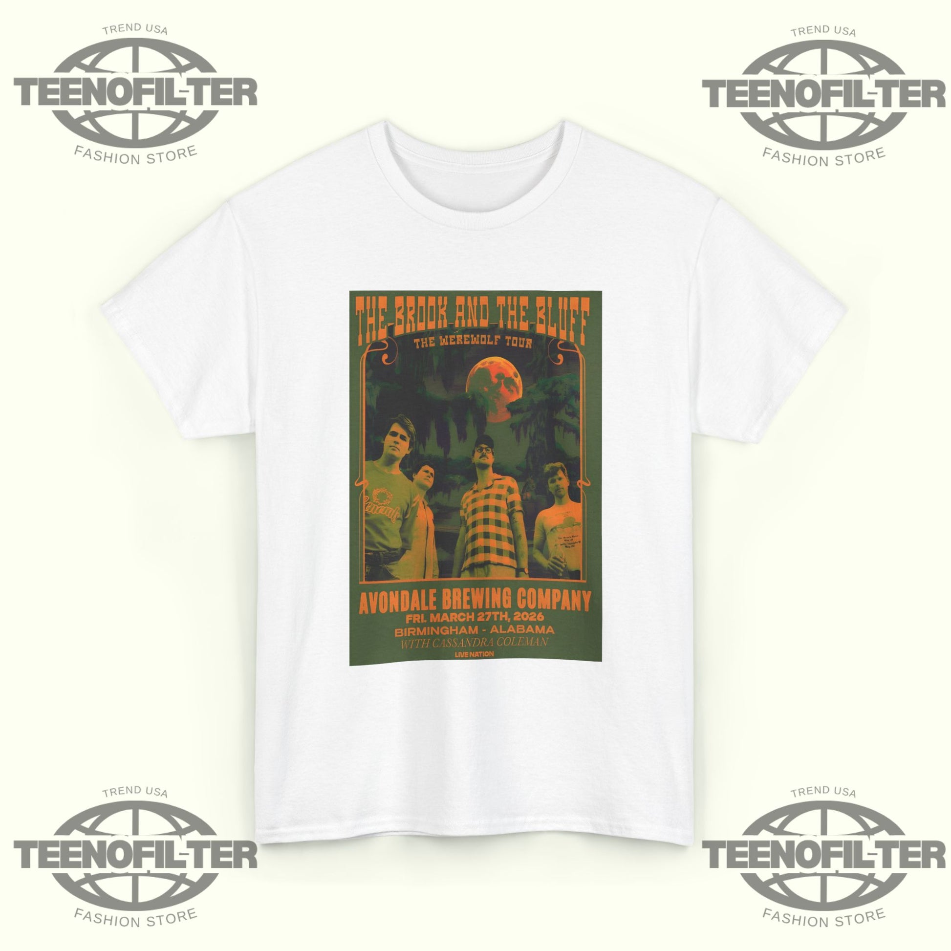 Official The Brook And The Bluff 3 27 2026 Birmingham AL T-Shirt - Tee No Filter