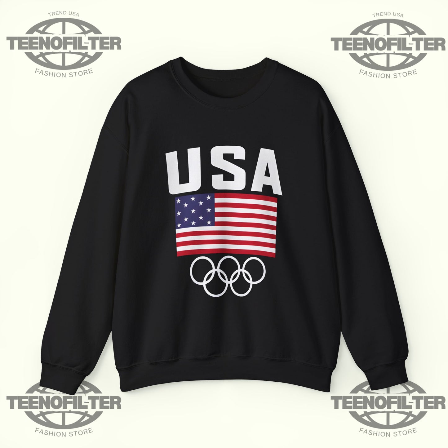 USA Olympic White House Visit Sweatshirt – Team USA Champions Edition Patriotic Crewneck - Tee No Filter