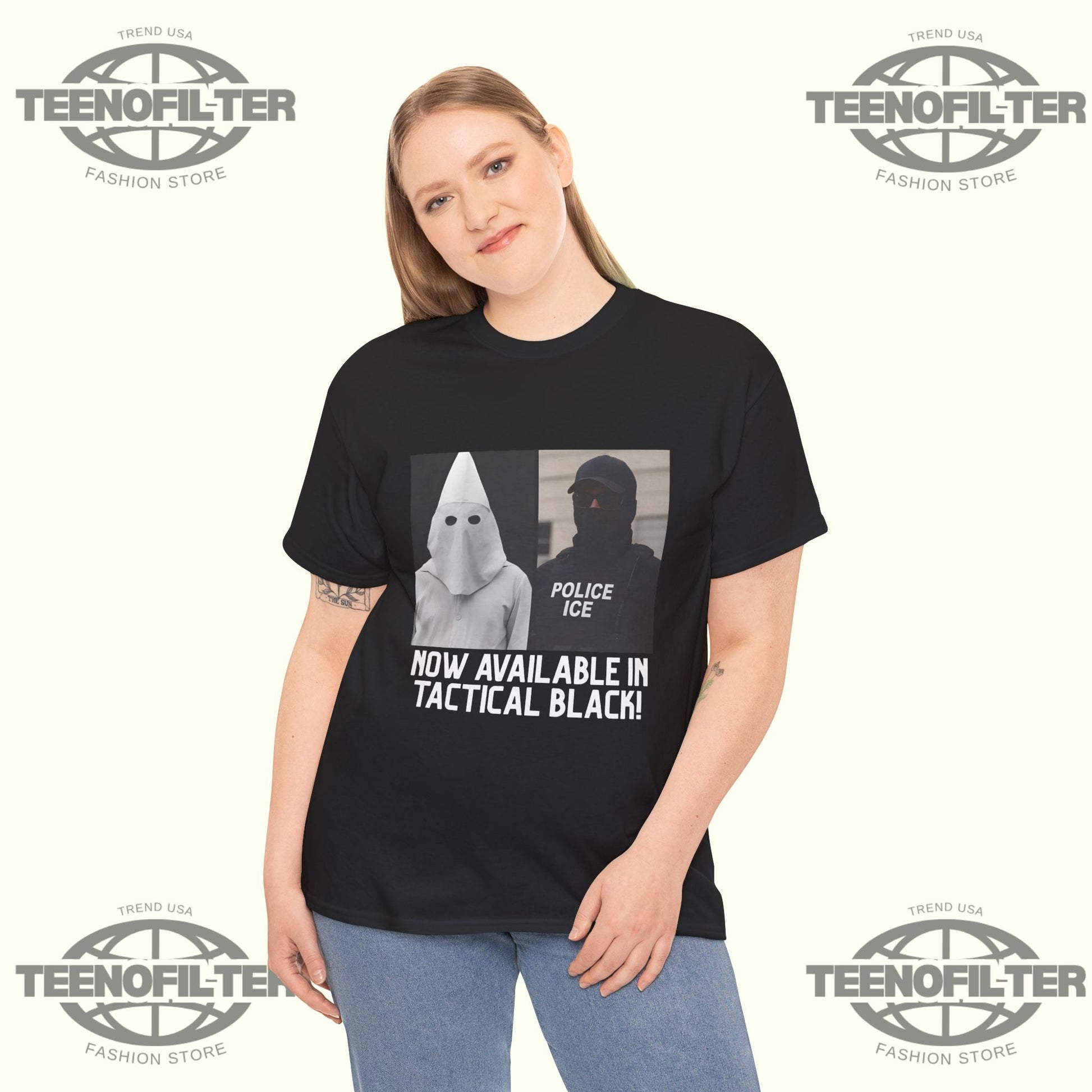 Now Available In Tactical Black T-Shirt - Tee No Filter