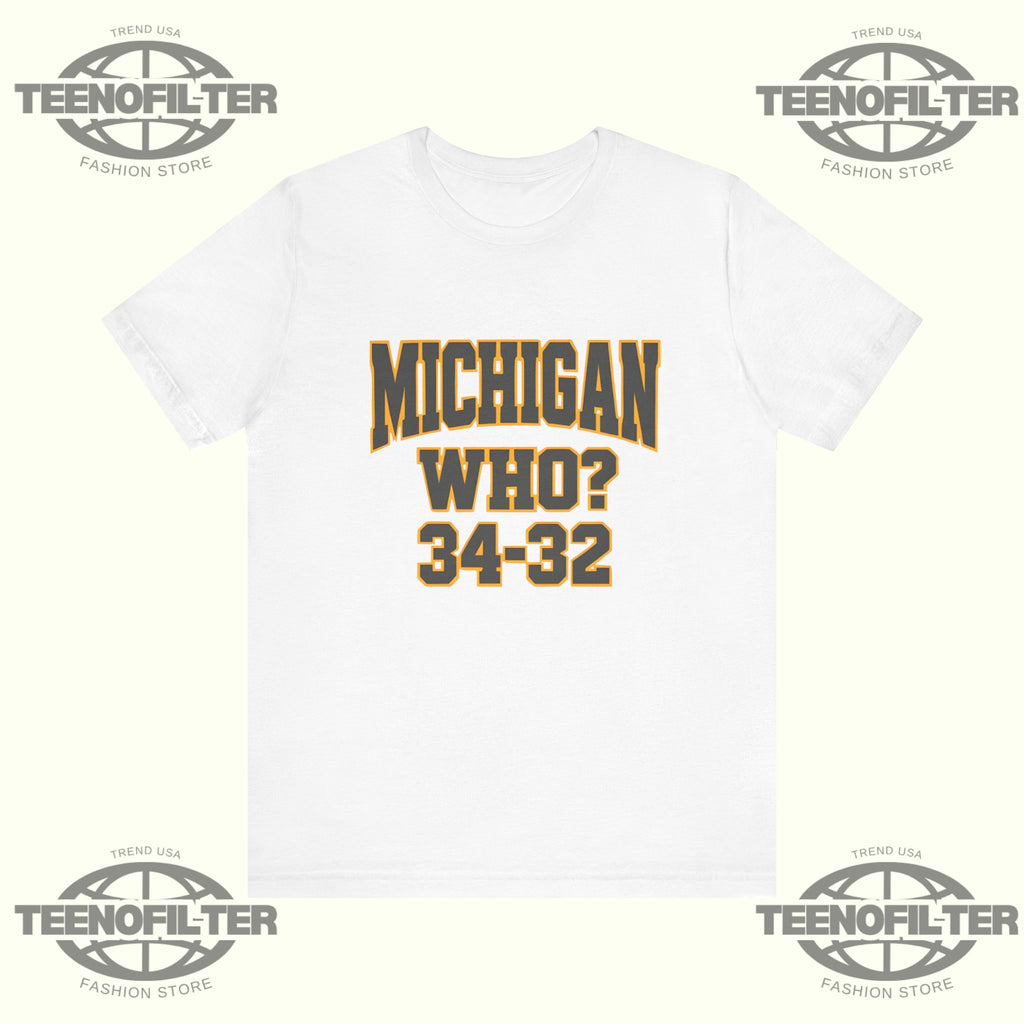 Hannah Montoya Michigan Who 34 32 T-Shirt