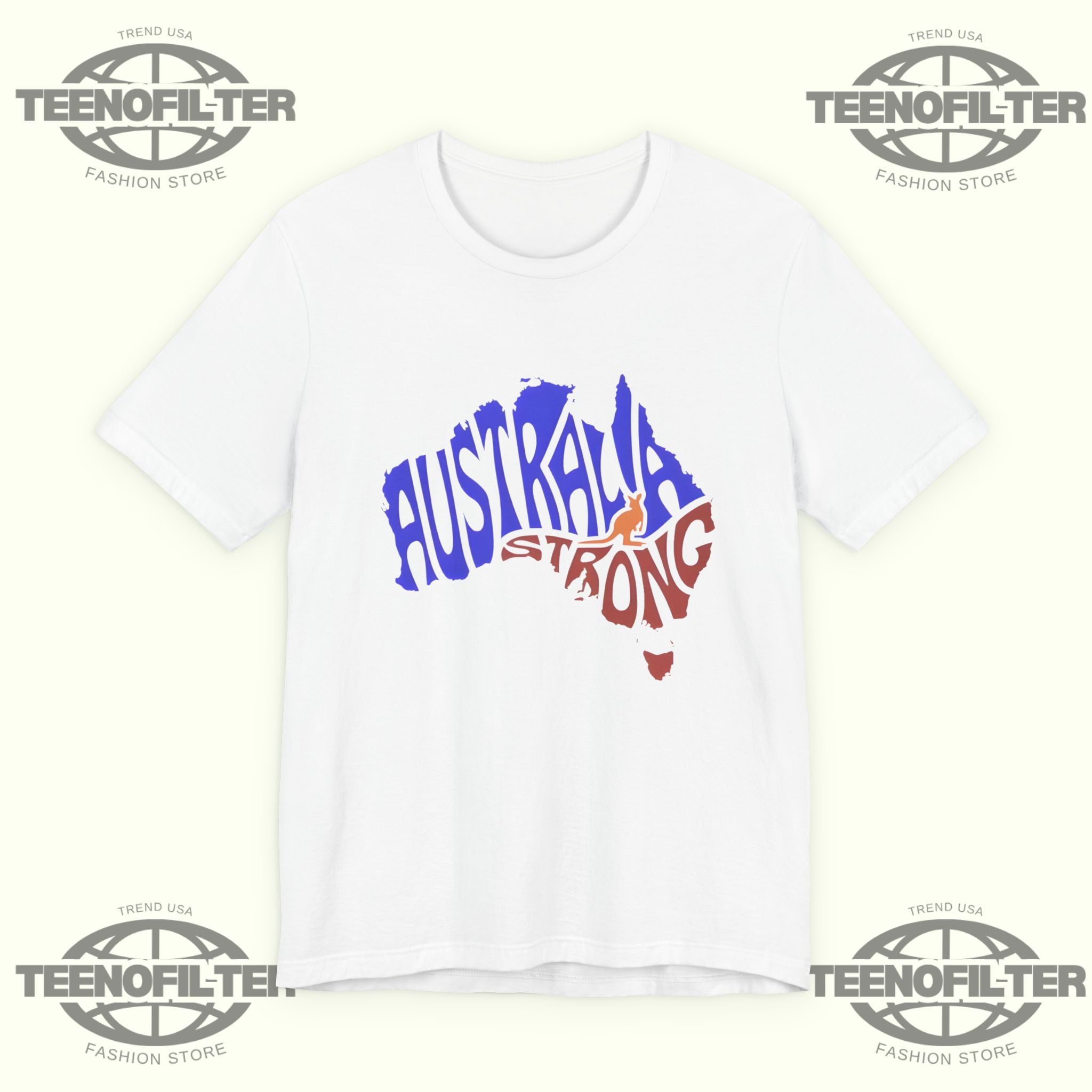 Australia Strong Map T-Shirt
