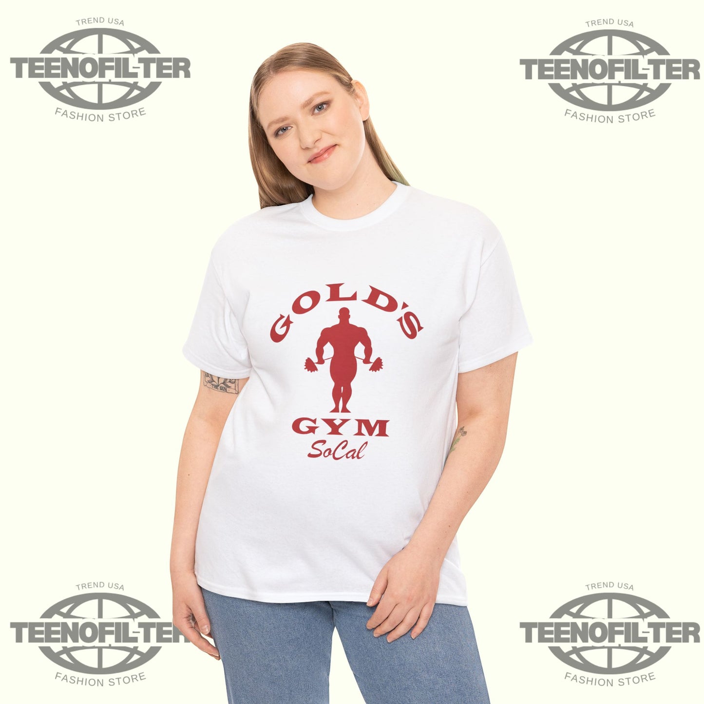 Gold’s Gym SoCal Muscle Era T-Shirt – Golden Age Bodybuilding Power & Classic Southern California Iron Culture - Tee No Filter