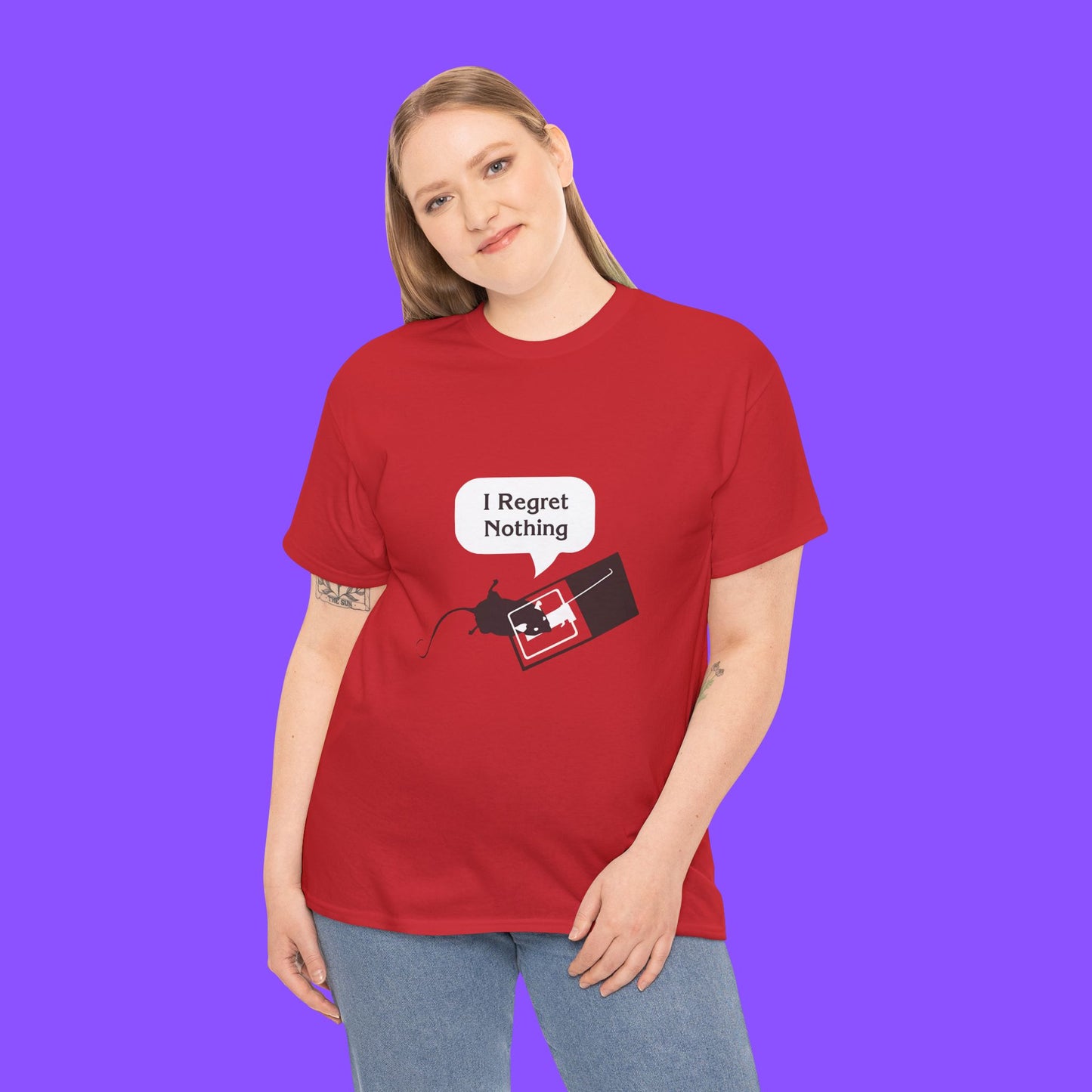 I Regret Nothing T-Shirt – Bold Statement Graphic Tee for Confident Souls - Tee No Filter