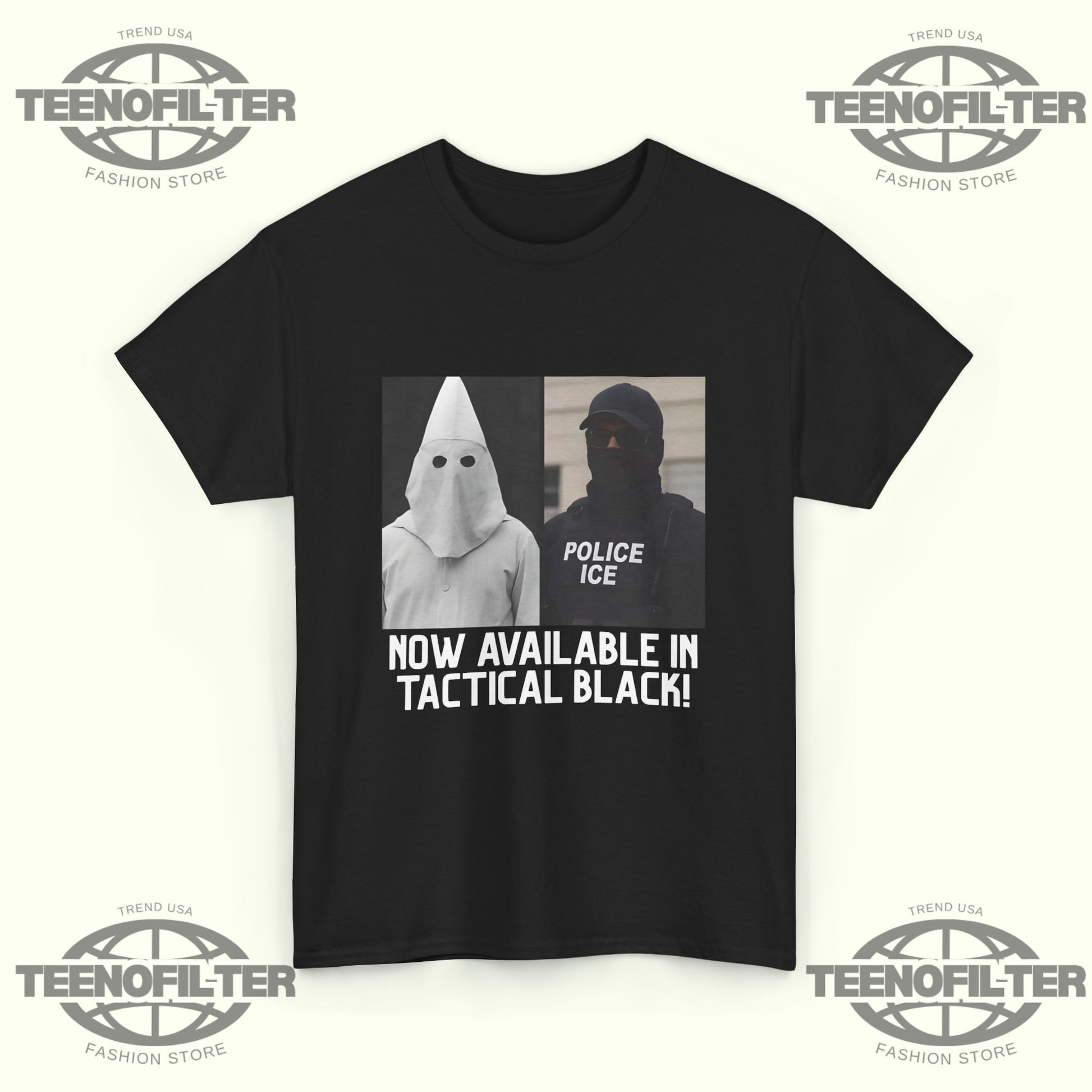 Now Available In Tactical Black T-Shirt - Tee No Filter