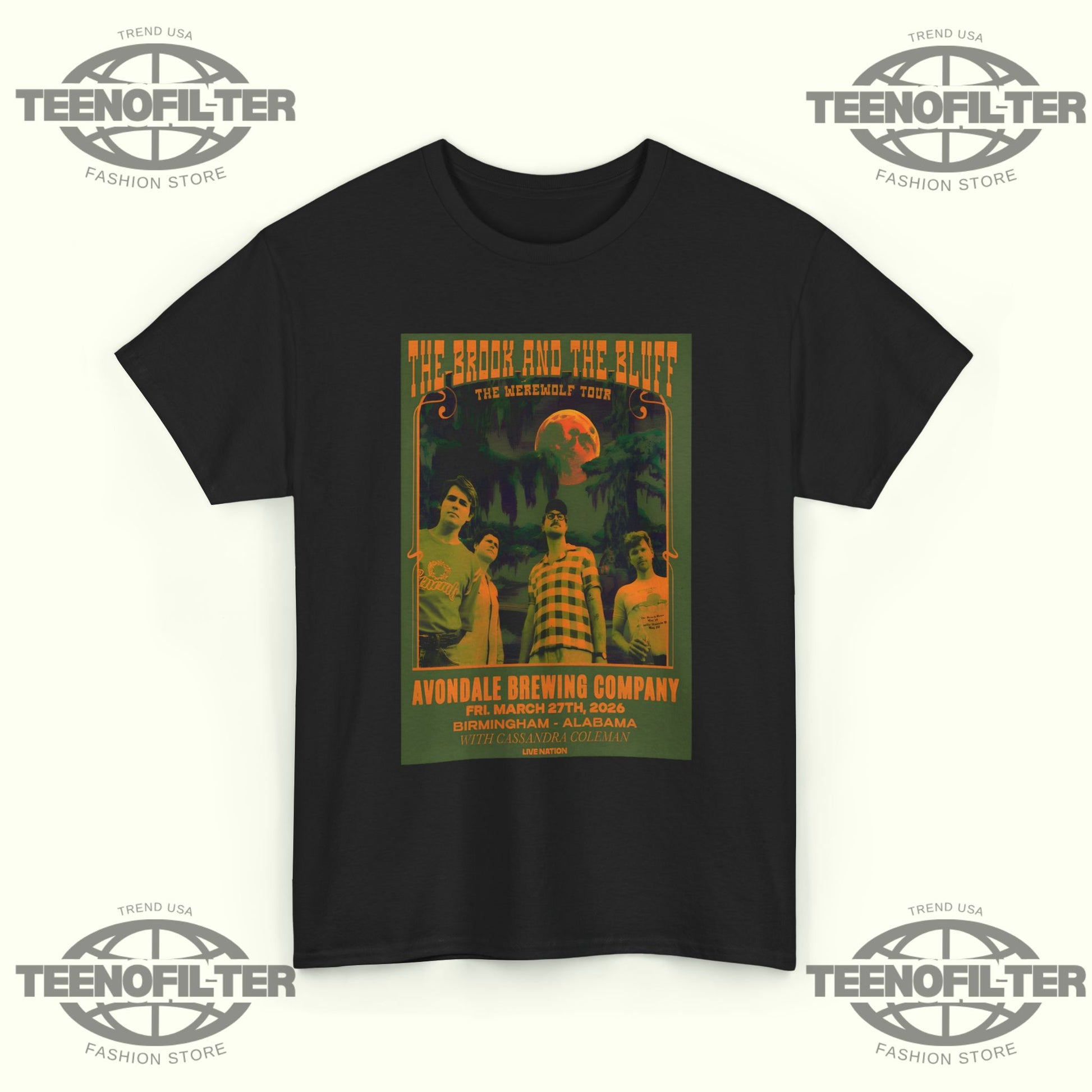 Official The Brook And The Bluff 3 27 2026 Birmingham AL T-Shirt - Tee No Filter