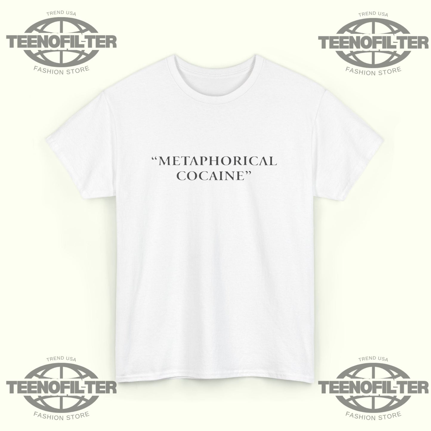 Metaphorical Cocaine T-shirt Printify