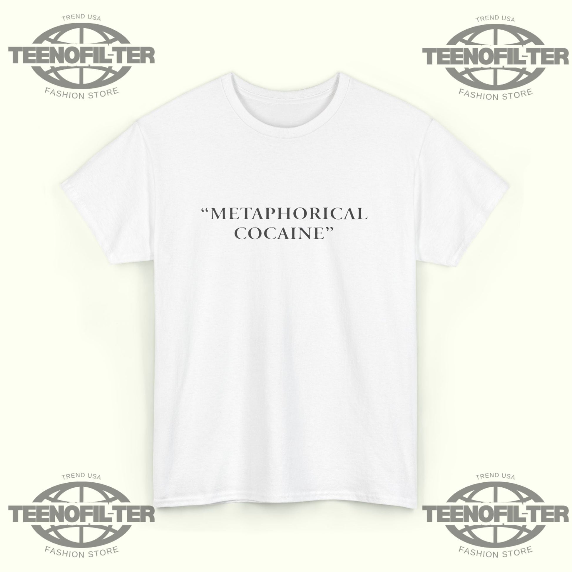 Metaphorical Cocaine T-shirt Printify