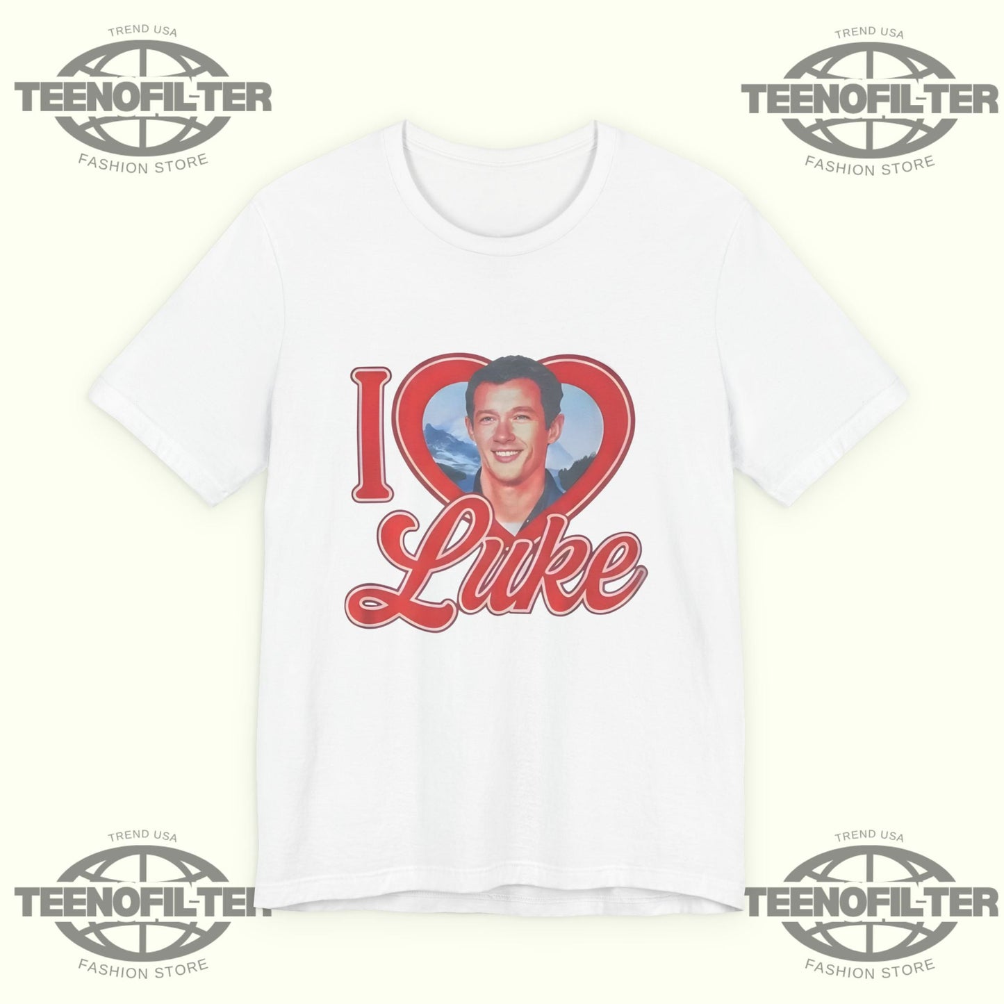 I Love Luke T‑Shirt Printify
