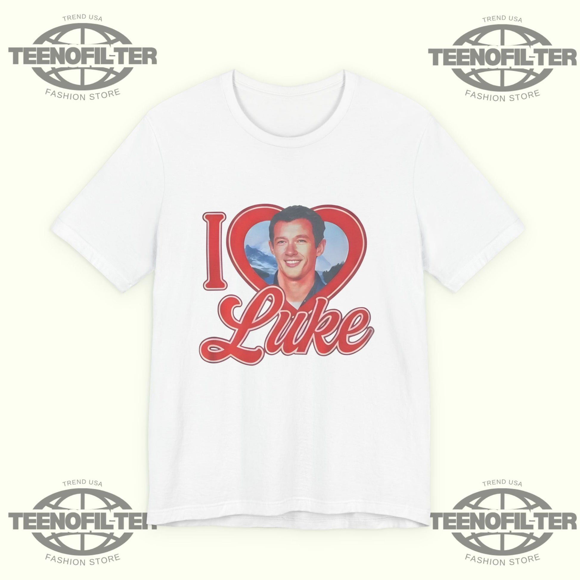 I Love Luke T‑Shirt Printify