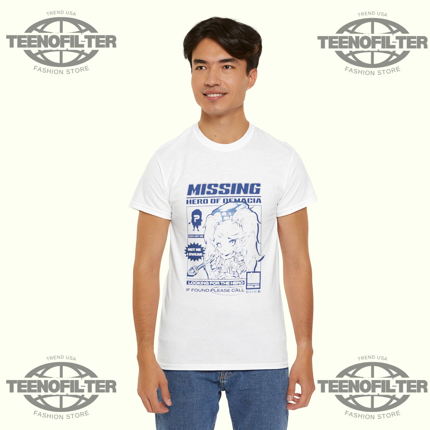 Poppy Missing Hero of Demacia T-Shirt – Manga Style Hammer of Orlon Tribute Tee - Tee No Filter