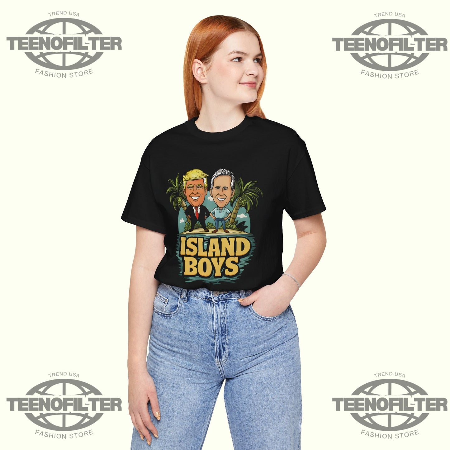 Island Boys Trump Epstein Meme T-Shirt Printify
