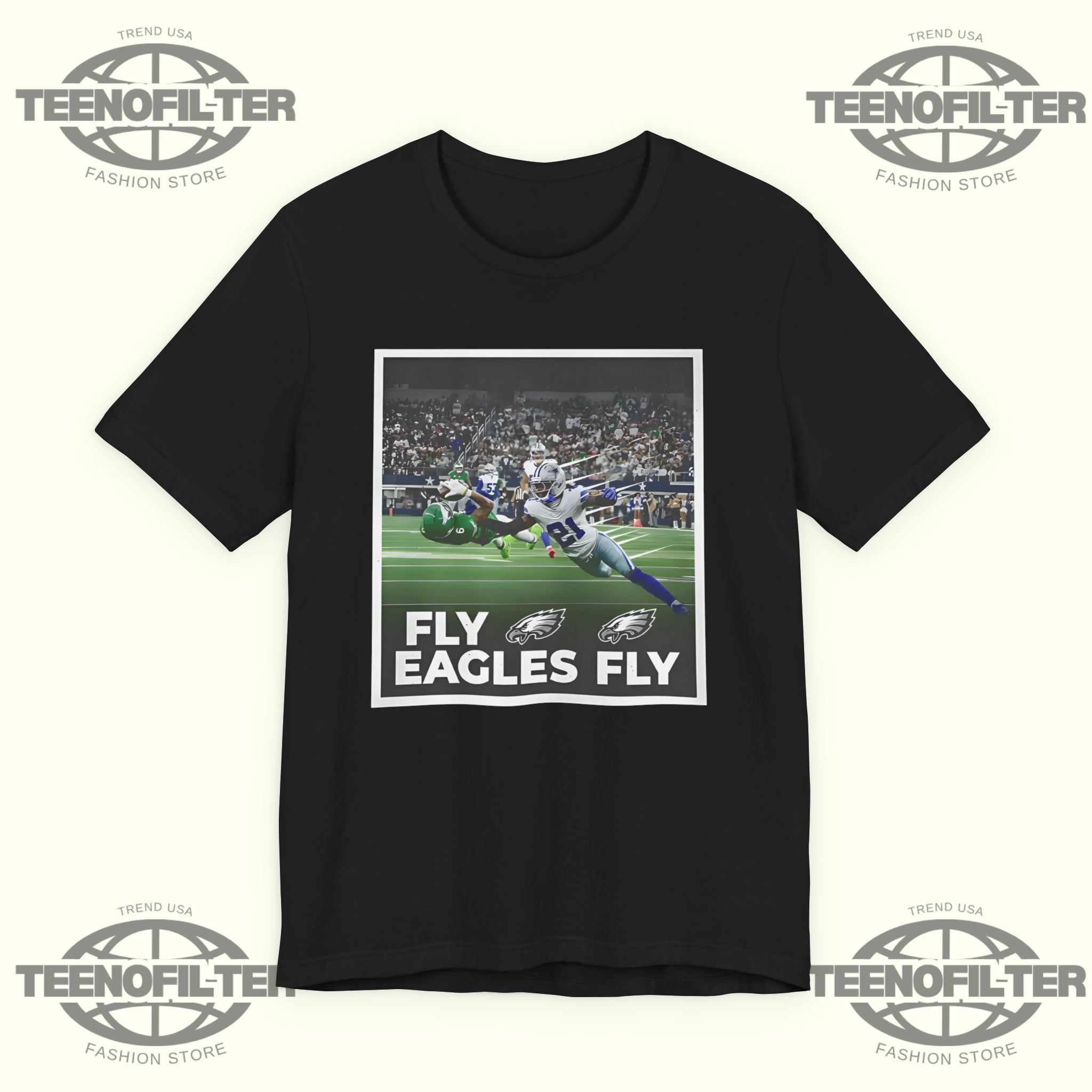 DeVonta Smith Touchdown Fly Eagles Fly T-Shirt