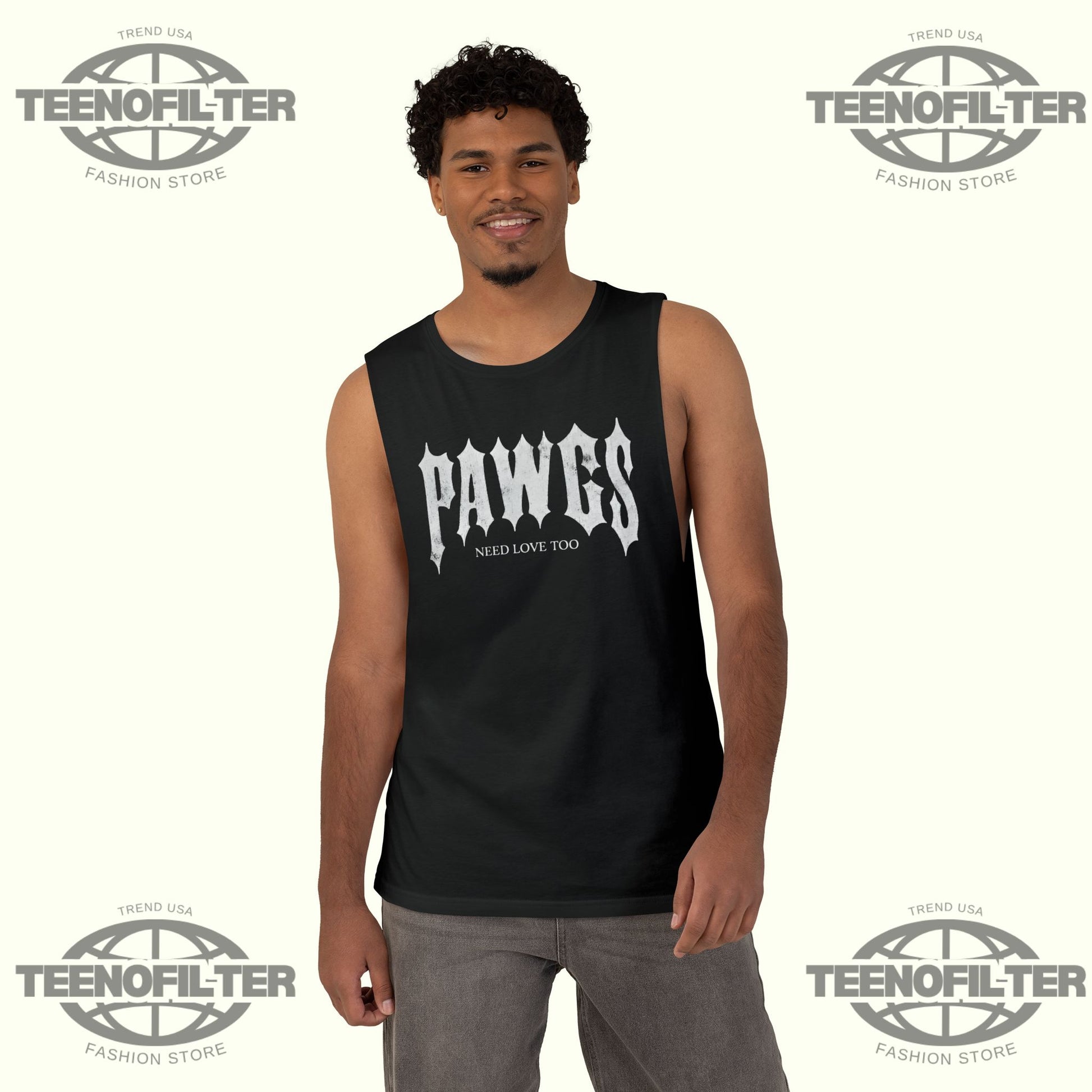 Pawgs Need Love Too Tank – Viral Damson Idris Inspired Tee Celebrating Confidence & Individuality - Tee No Filter