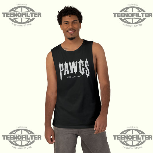 Pawgs Need Love Too Tank – Viral Damson Idris Inspired Tee Celebrating Confidence & Individuality - Tee No Filter