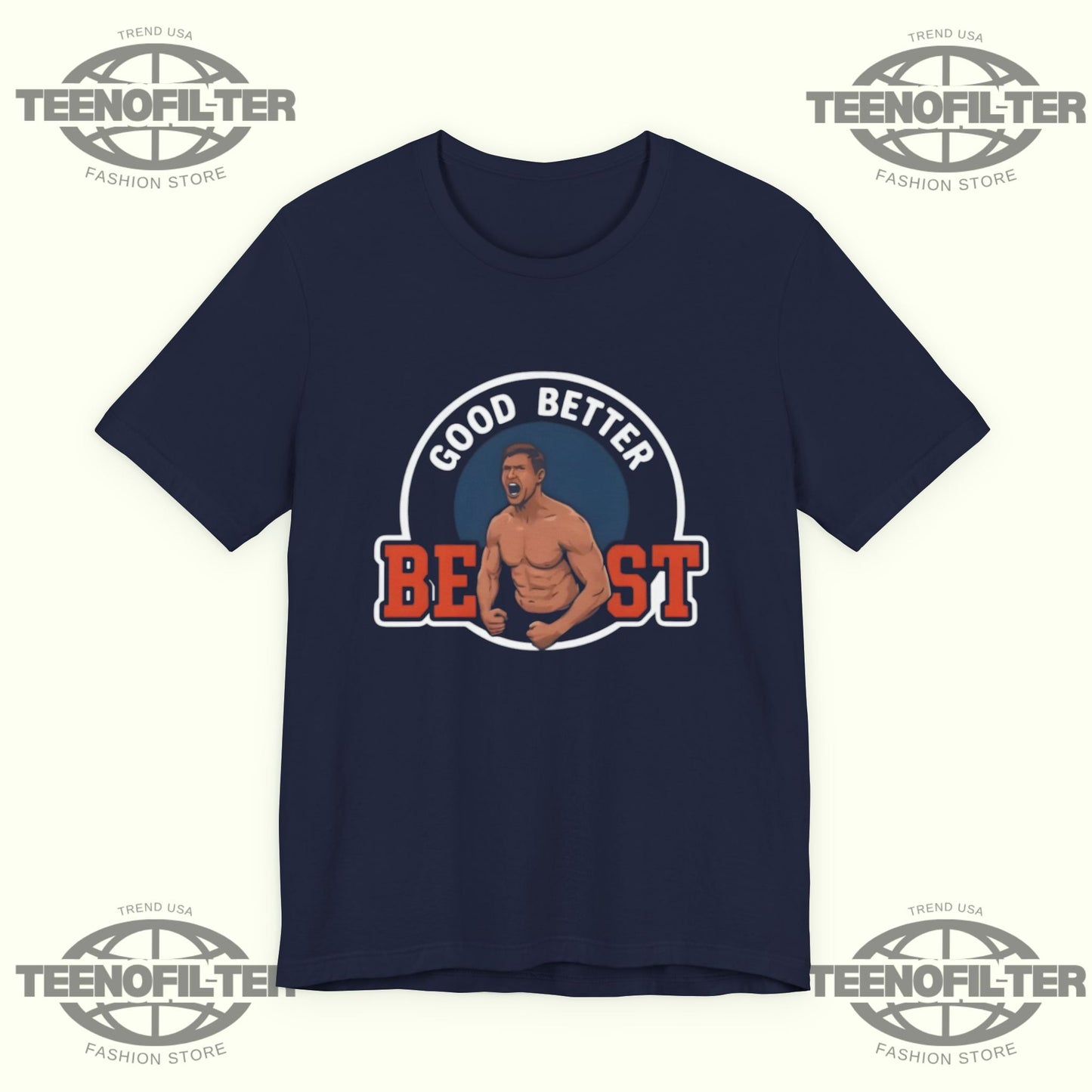 Ben Johnson Good Better Best Bears T-Shirt Printify