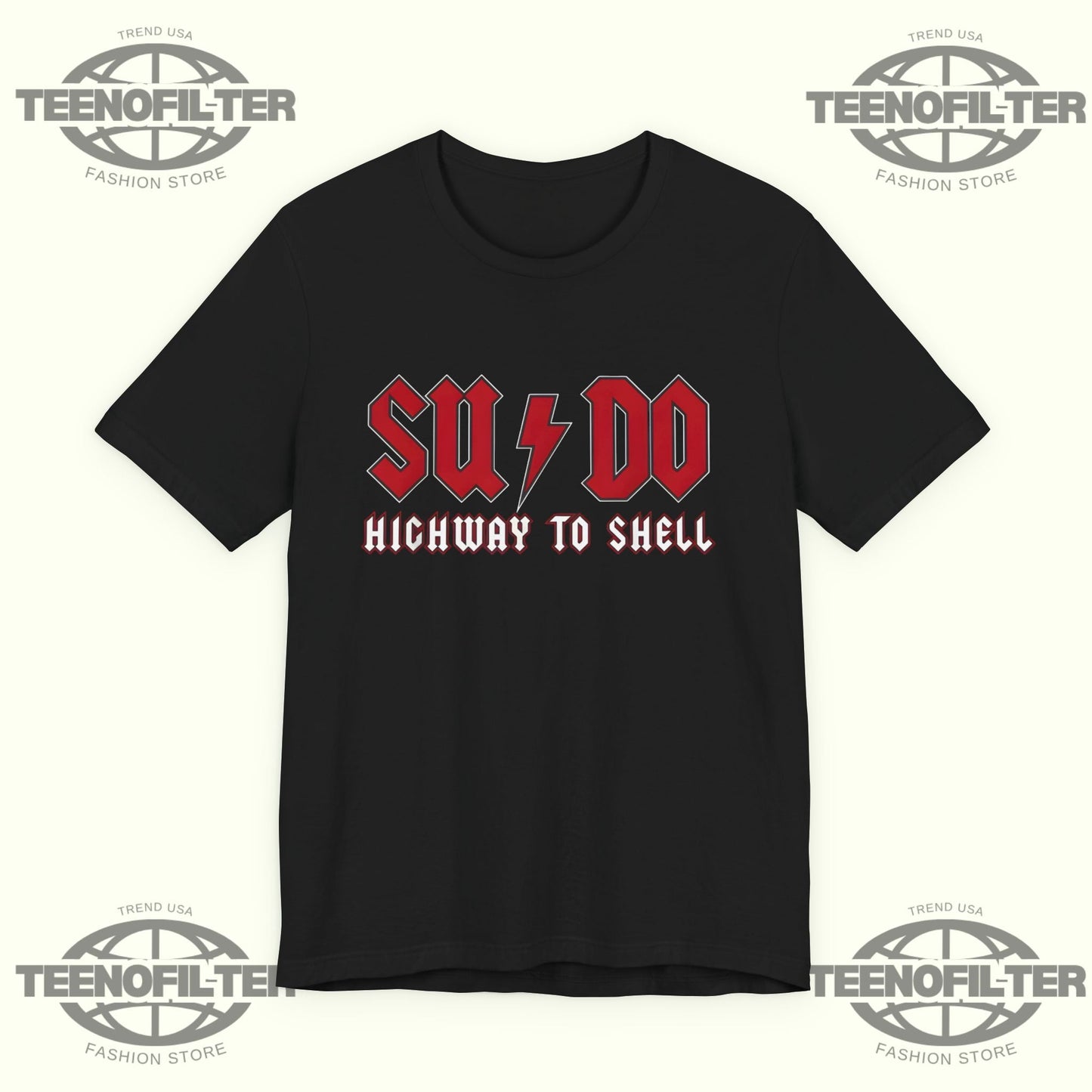 Sysadmin SUDO Highway To Shell T-Shirt Printify