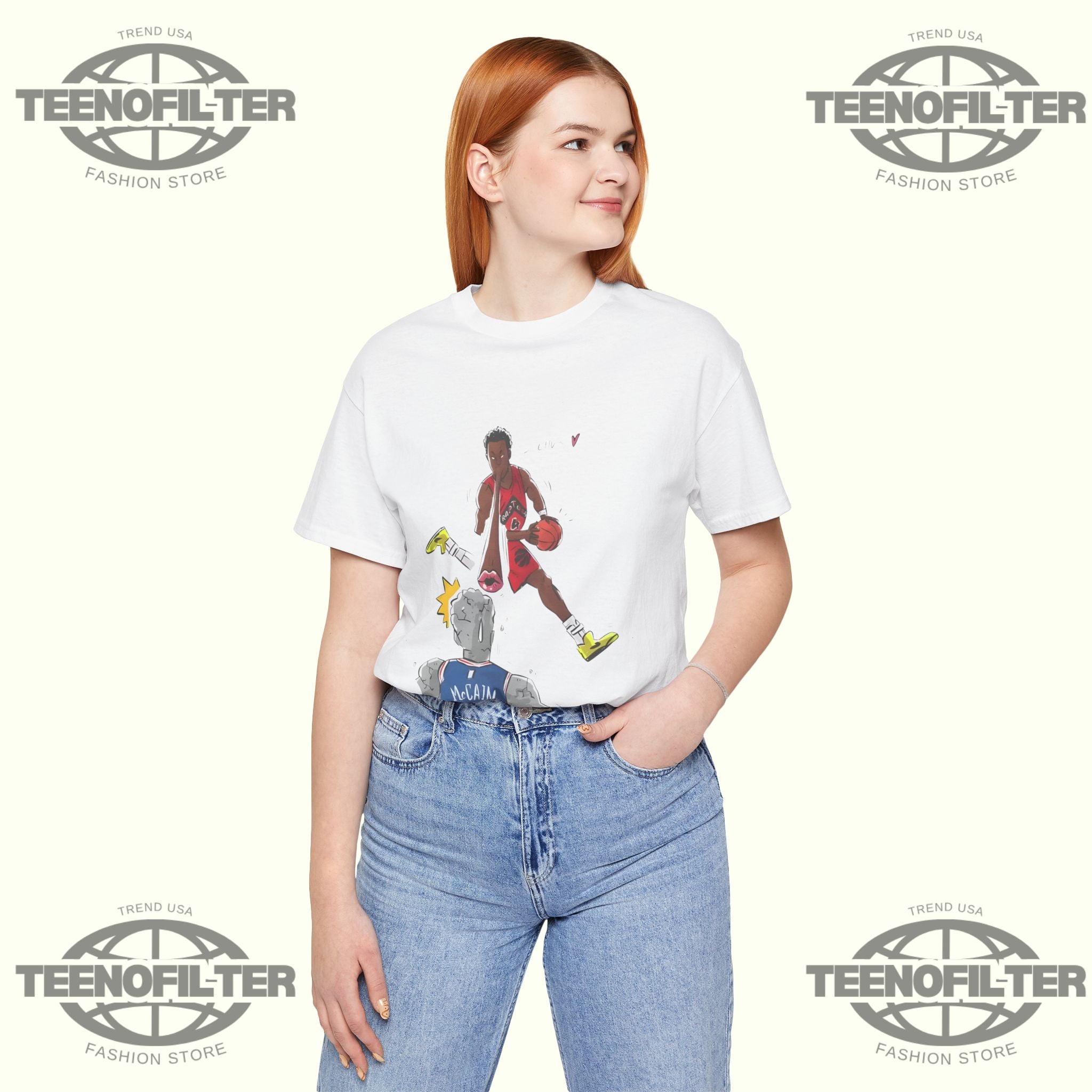 Scottie Barnes Blew A Kiss At Jared McCain T-Shirt