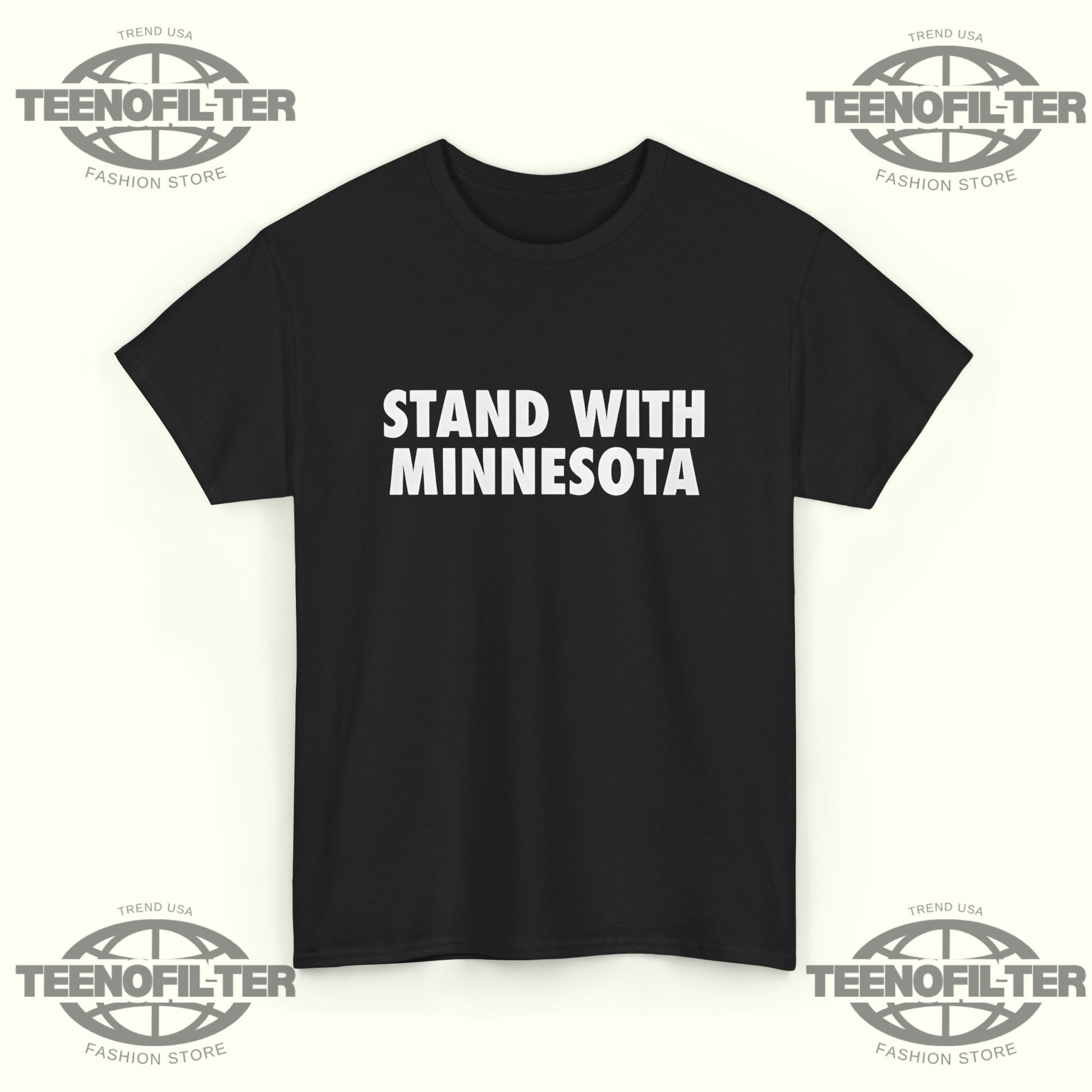 Stand With Minnesota T-Shirt - Tee No Filter