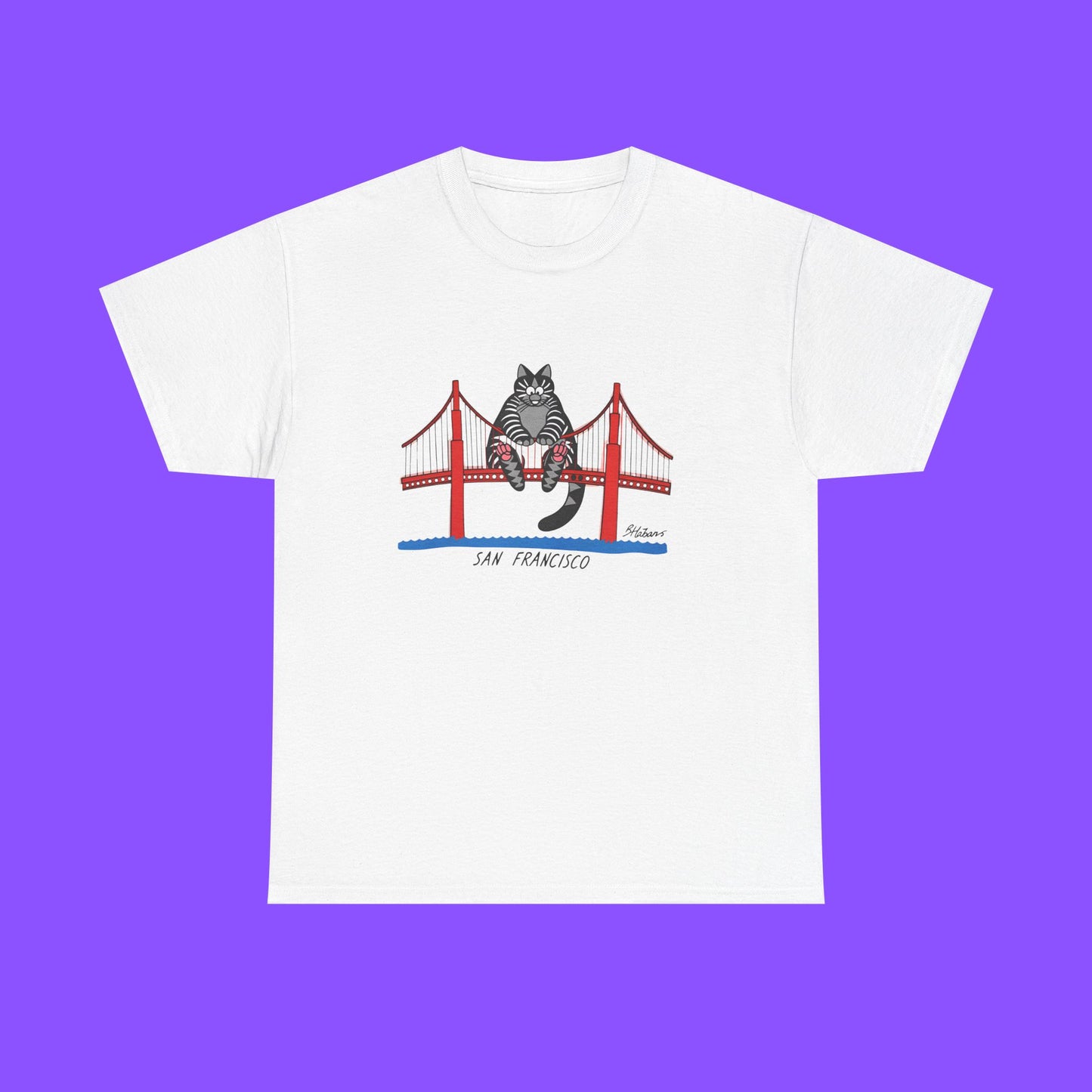 B Kliban Cat San Francisco Bridge Ryan Gosling Shirt